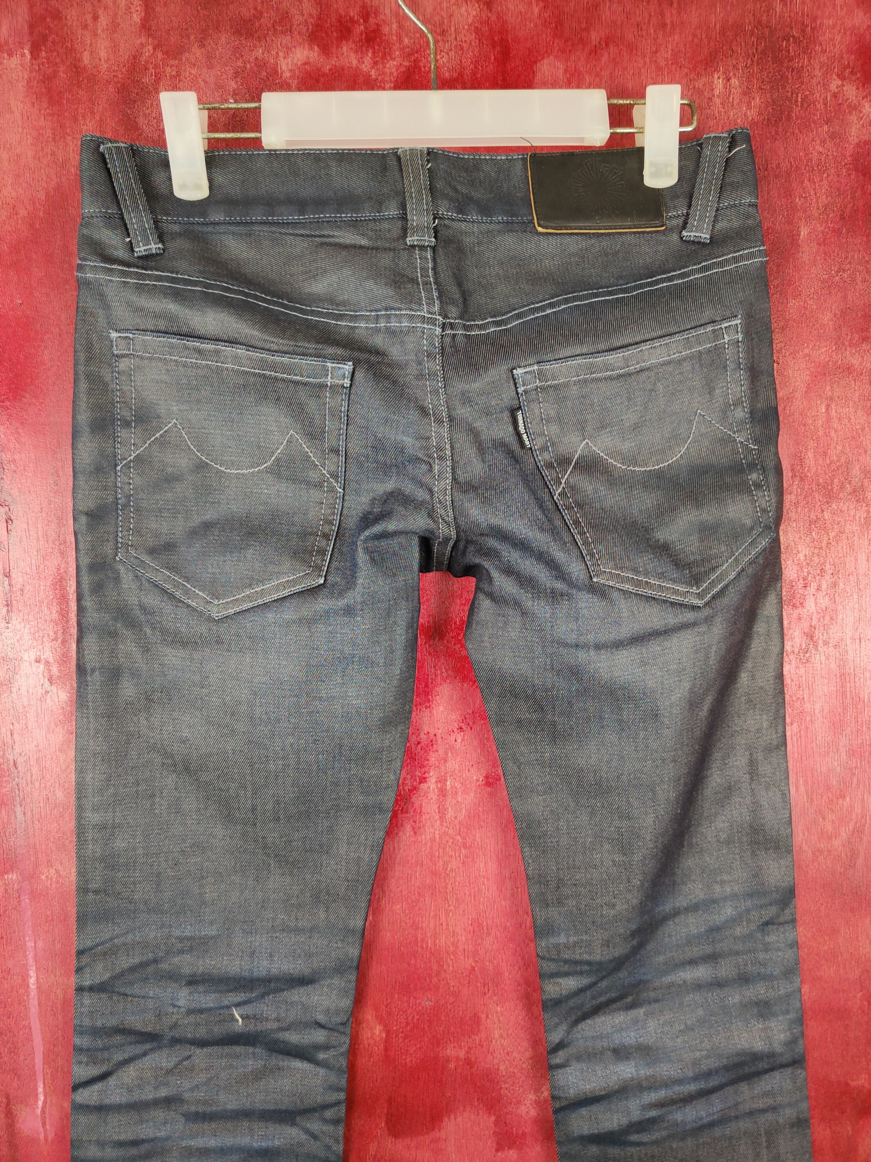 Tornado Mart DL Zero-Tornado Mart blue black denim japan pants #S352 Size 30" / US 8 / IT 44 - 2 Thumbnail