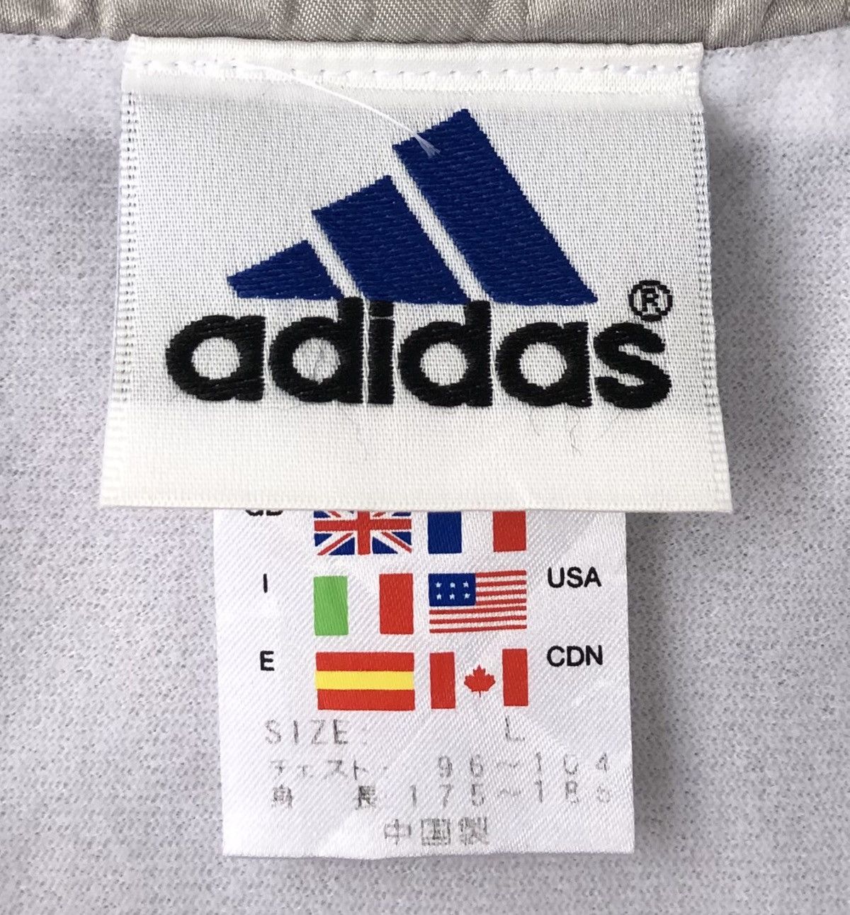 Adidas Vintage 90s Adidas Big Logo 3 Stripes Light Jacket Size US L / EU 52-54 / 3 - 17 Thumbnail