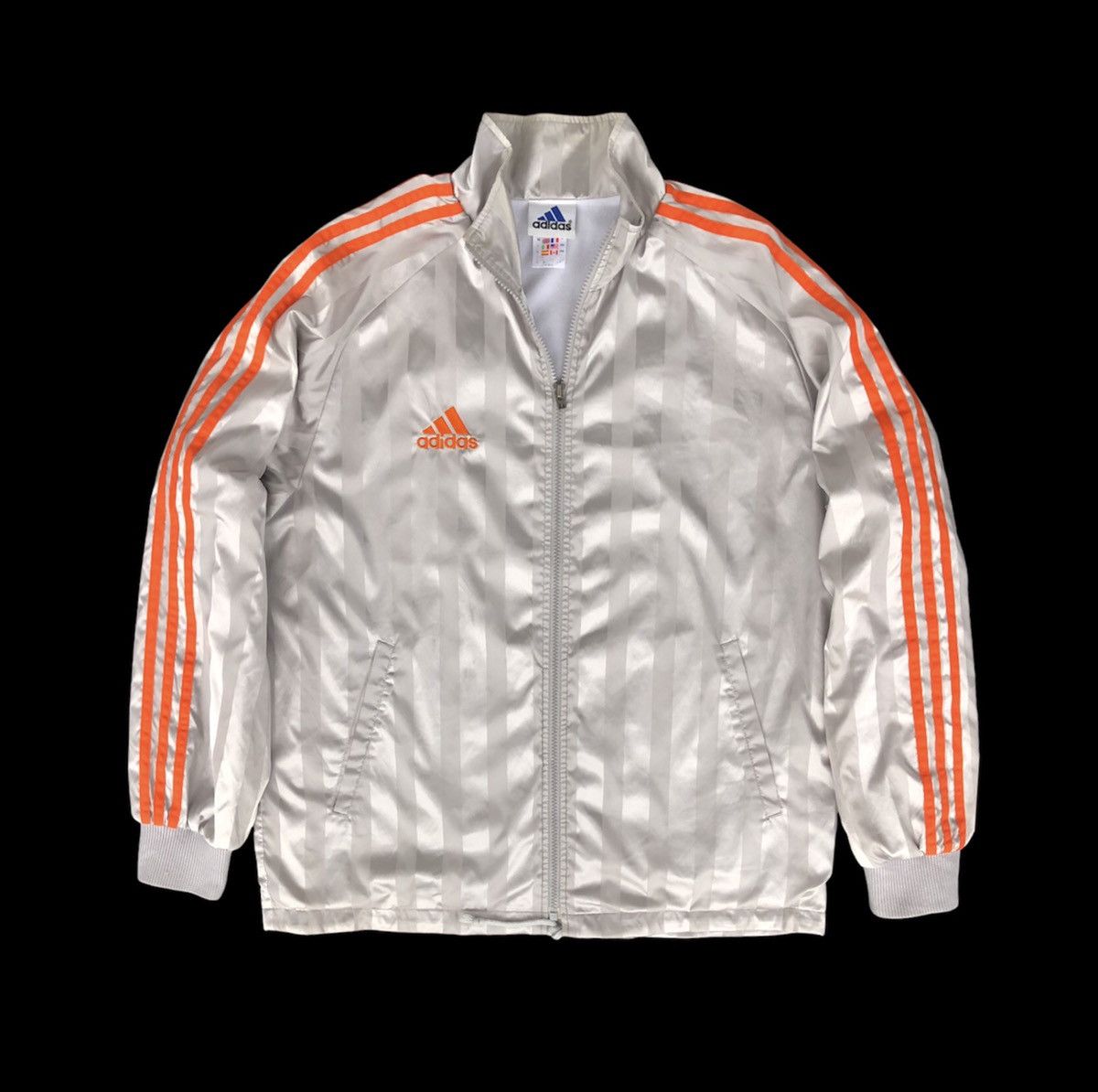 Adidas Vintage 90s Adidas Big Logo 3 Stripes Light Jacket Size US L / EU 52-54 / 3 - 8 Thumbnail