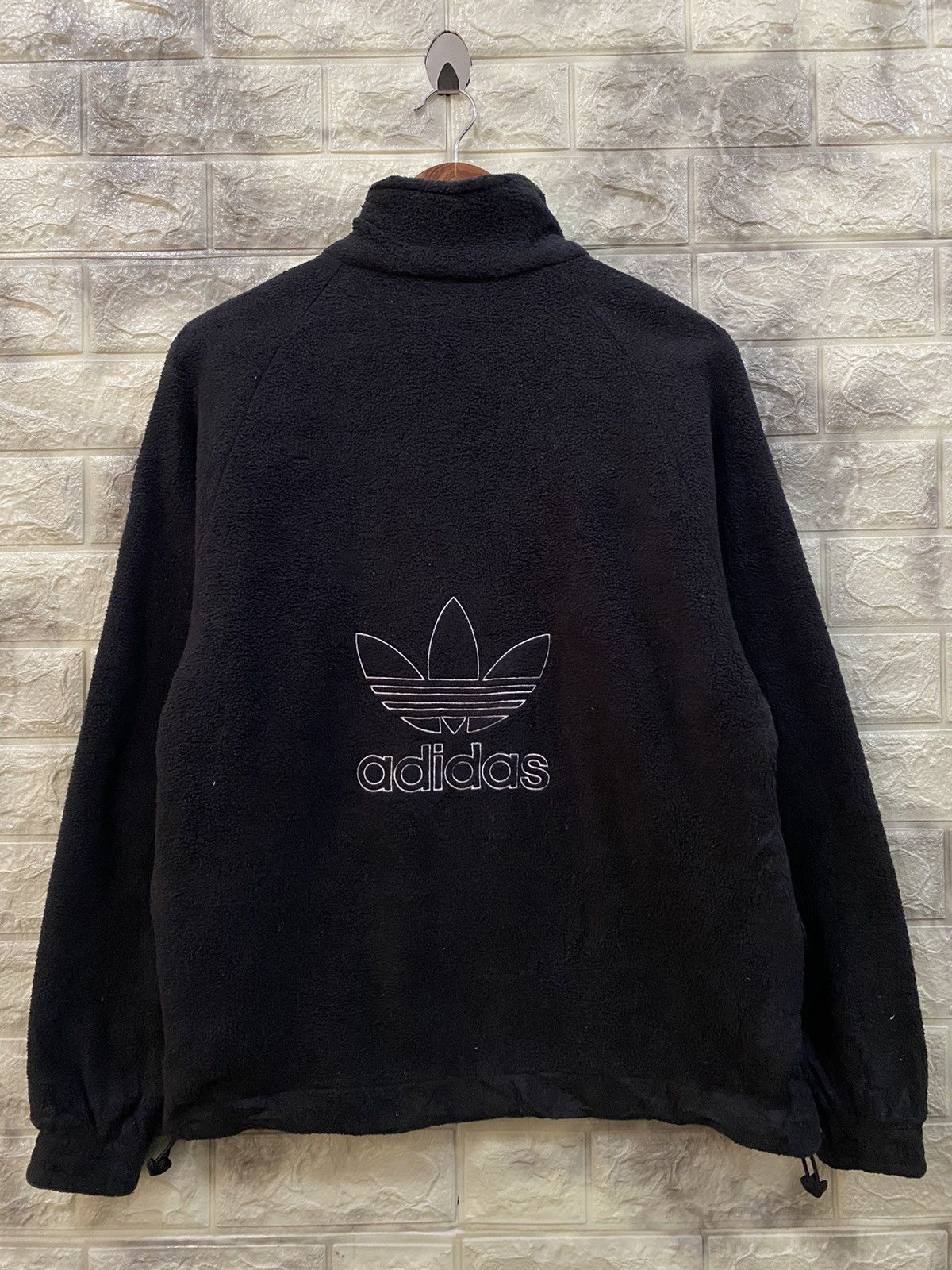 Adidas big logo fleece sweater