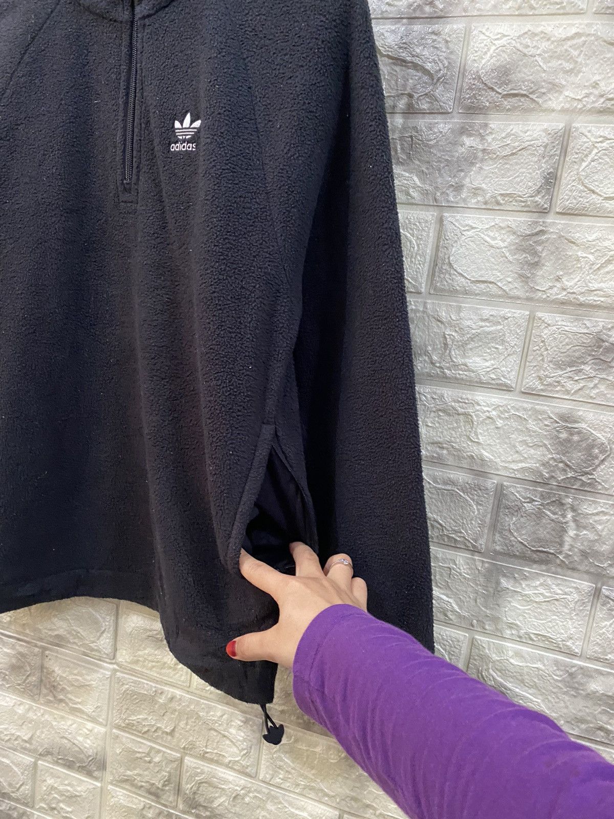 Adidas Adidas big logo fleece sweater Size US M / EU 48-50 / 2 - 7 Thumbnail