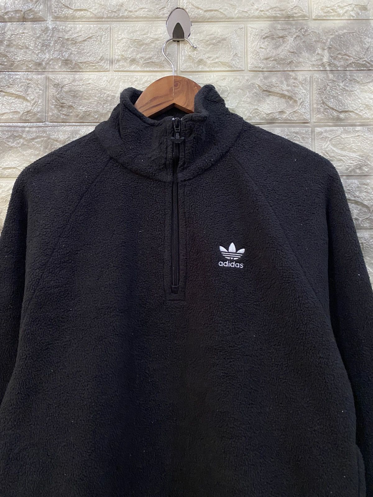 Adidas Adidas big logo fleece sweater Size US M / EU 48-50 / 2 - 6 Thumbnail