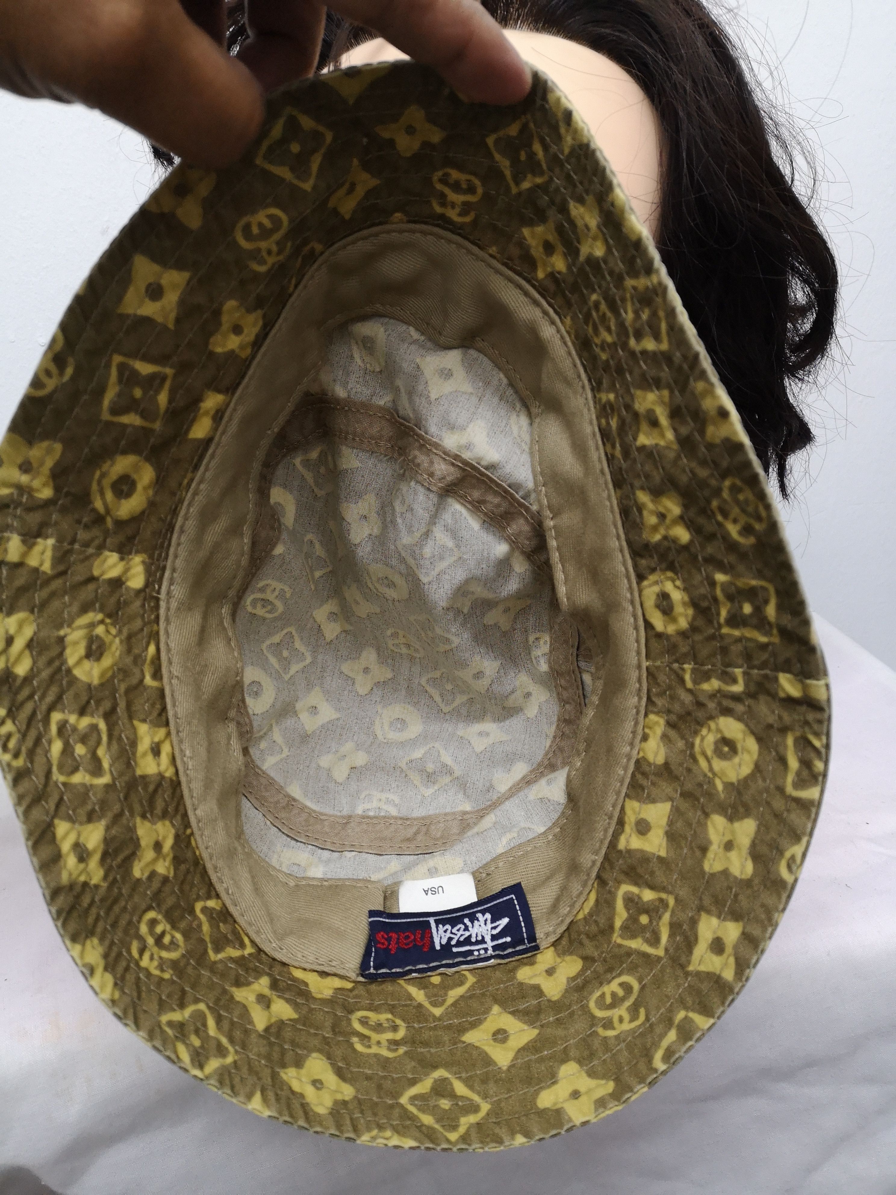 Japanese Brand × Stussy × Vintage Vintage Stussy LV Monogram Hats Size ONE SIZE - 6 Thumbnail