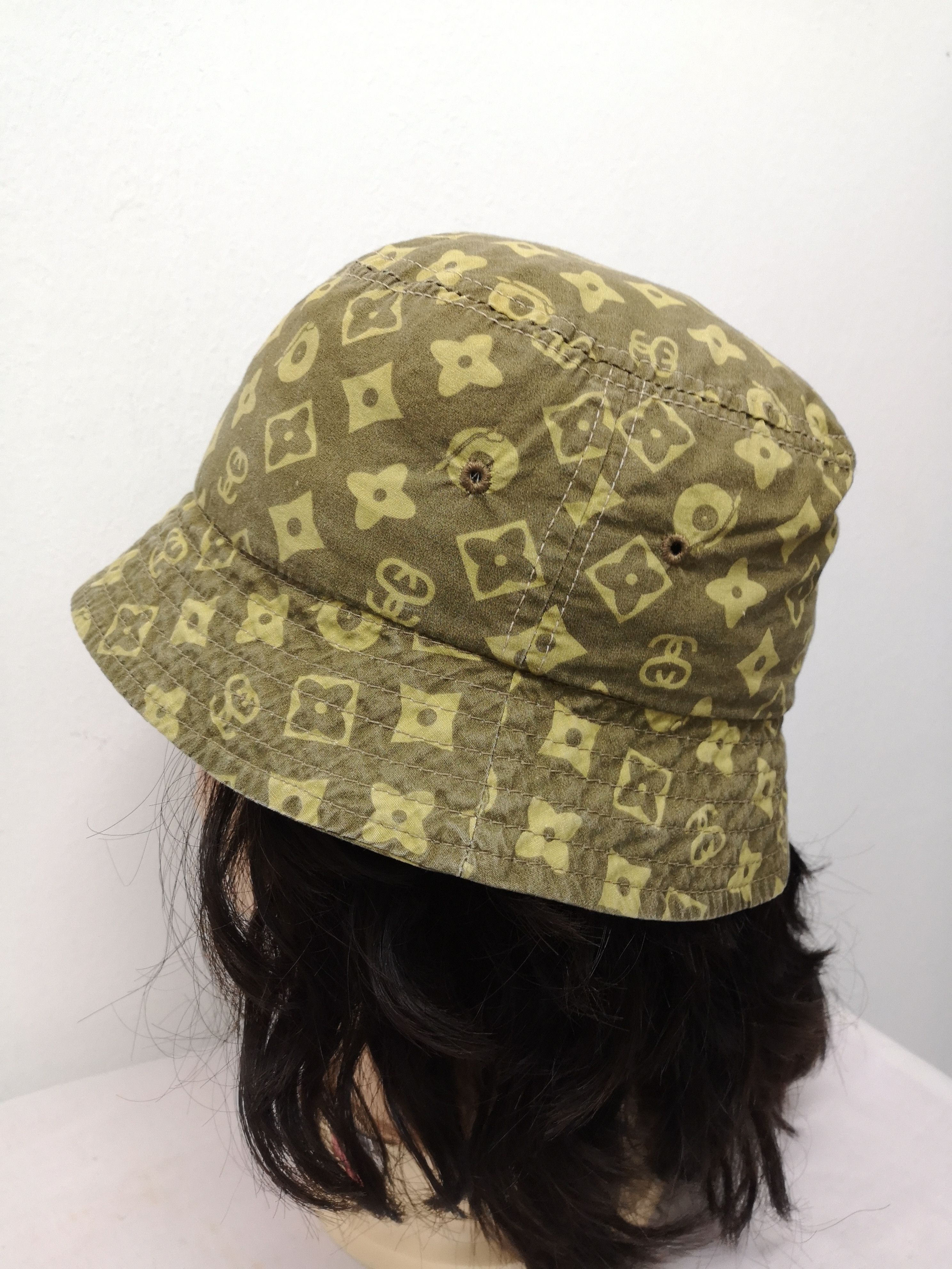 Japanese Brand × Stussy × Vintage Vintage Stussy LV Monogram Hats Size ONE SIZE - 5 Thumbnail