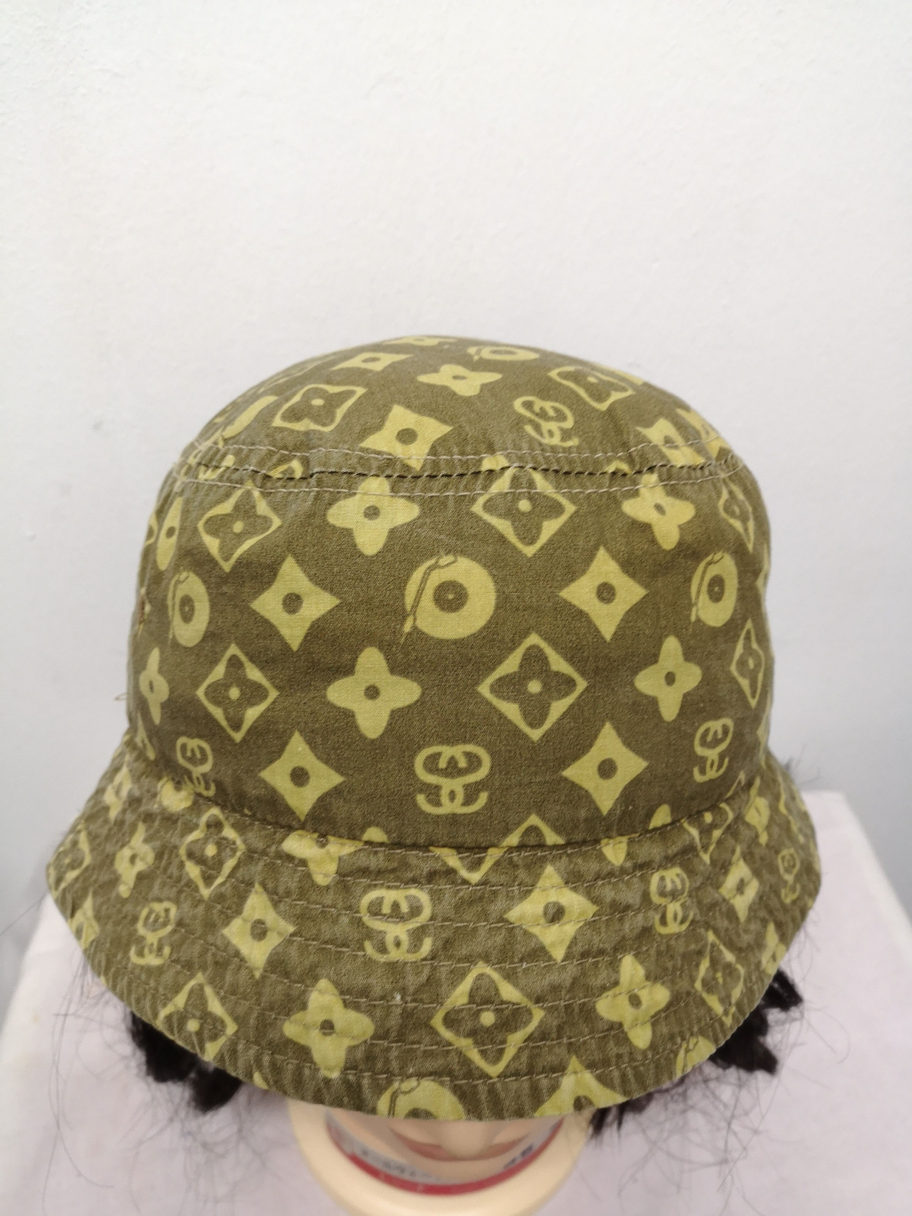 Japanese Brand × Stussy × Vintage Vintage Stussy LV Monogram Hats Size ONE SIZE - 2 Thumbnail