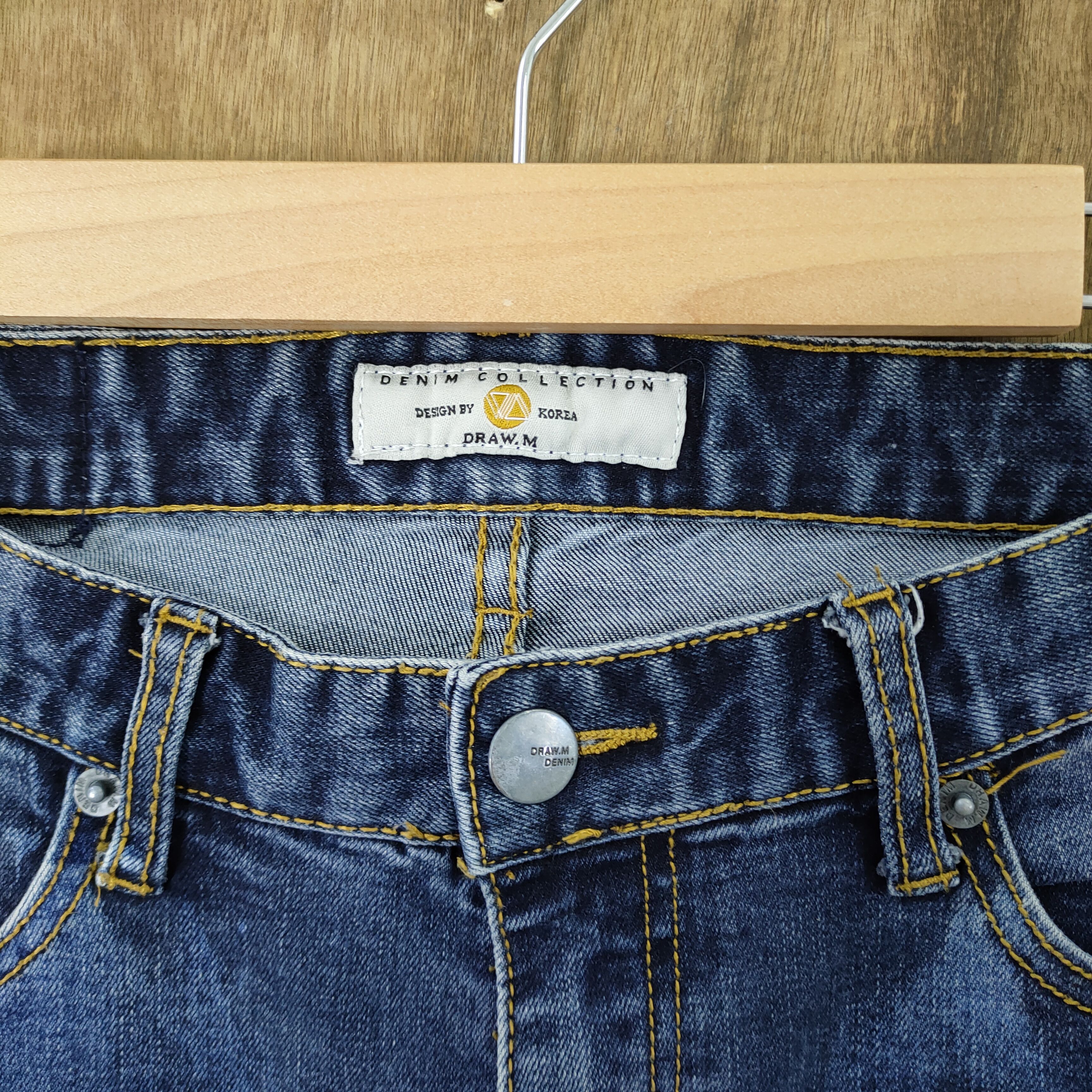 Japanese Brand DRAW.M 10 POCKET FADED DENIM JEANS CARGO PANTS Size US 29 - 10 Thumbnail