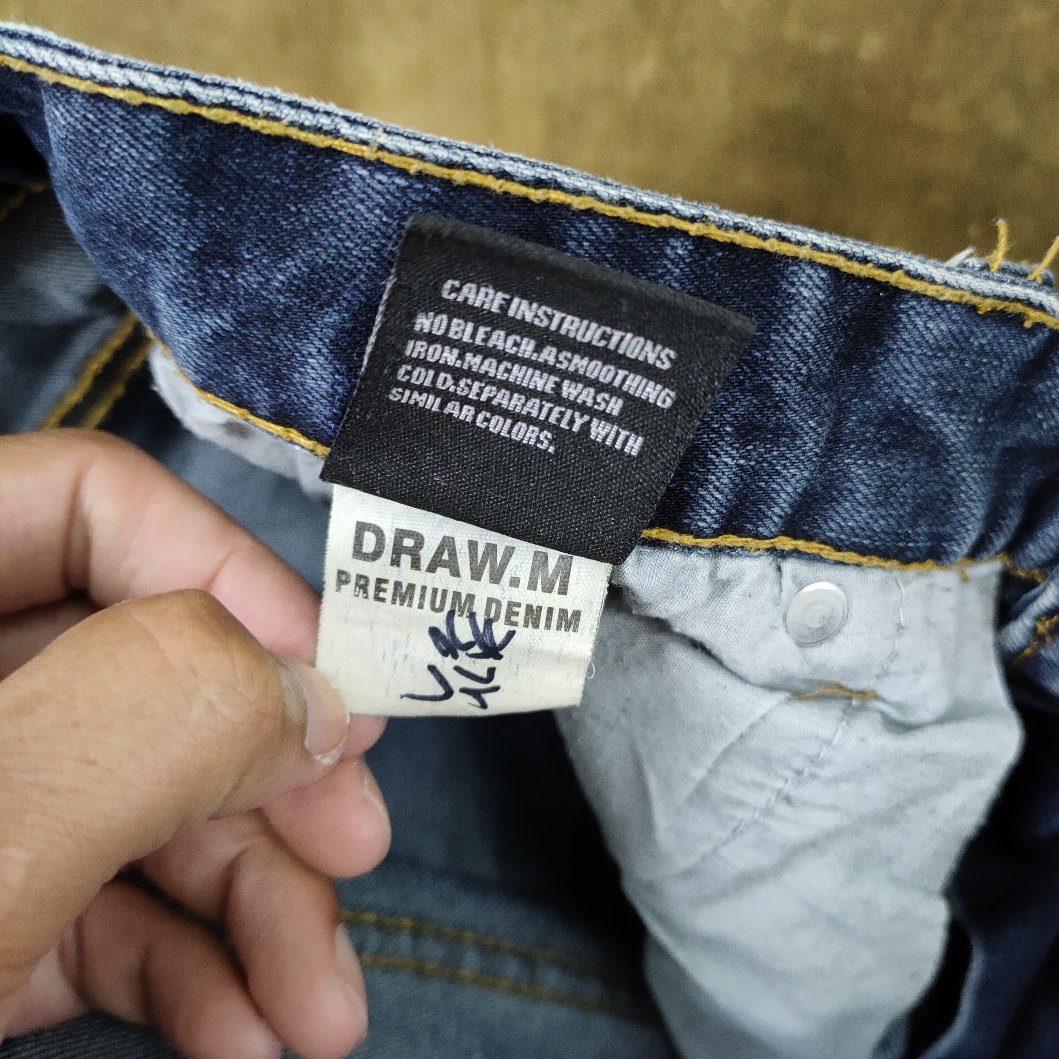 Japanese Brand DRAW.M 10 POCKET FADED DENIM JEANS CARGO PANTS Size US 29 - 13 Thumbnail