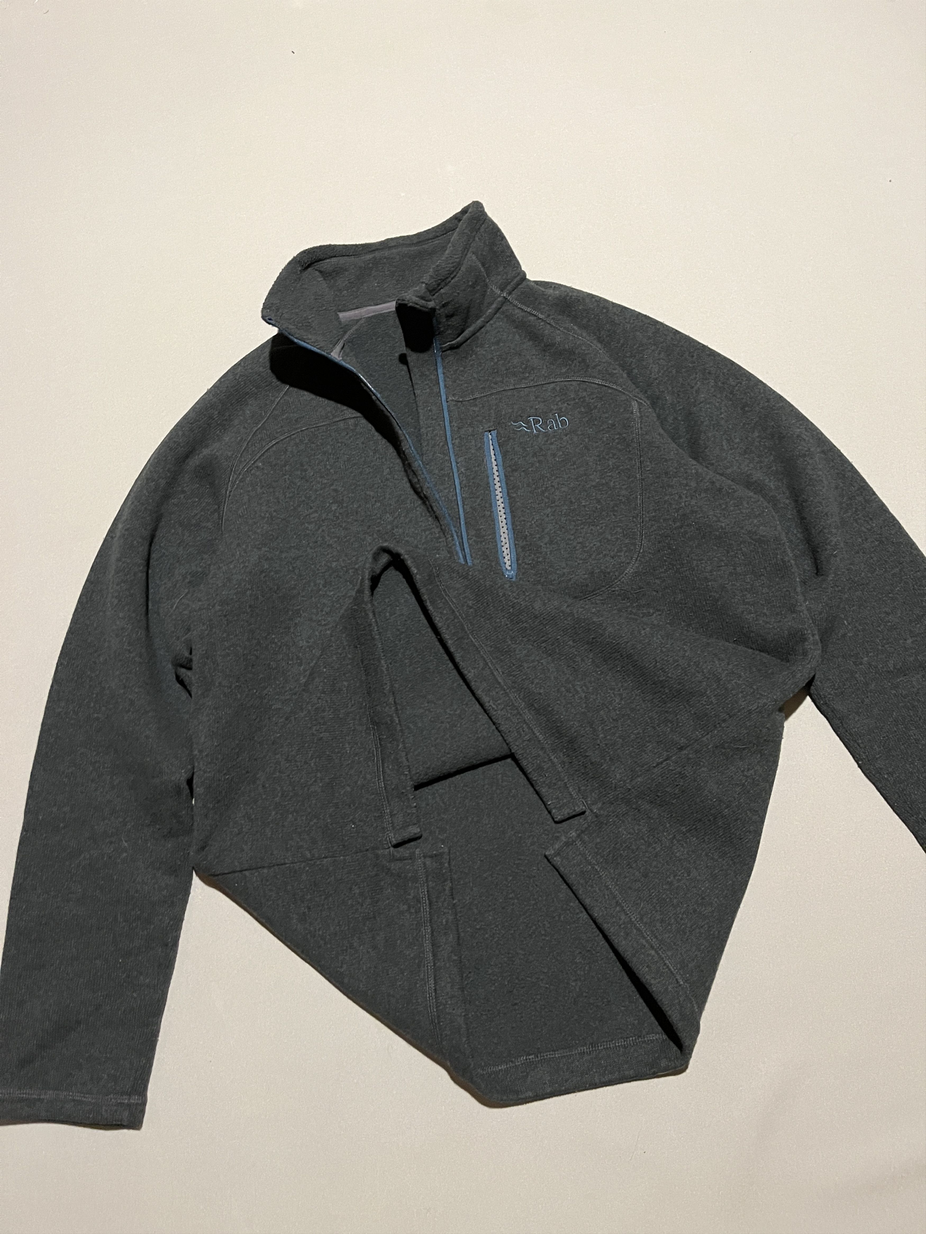 Rab Rab Gray/Blue Quest Pull-On Fleece Jacket Sweater Size US L / EU 52-54 / 3 - 7 Thumbnail