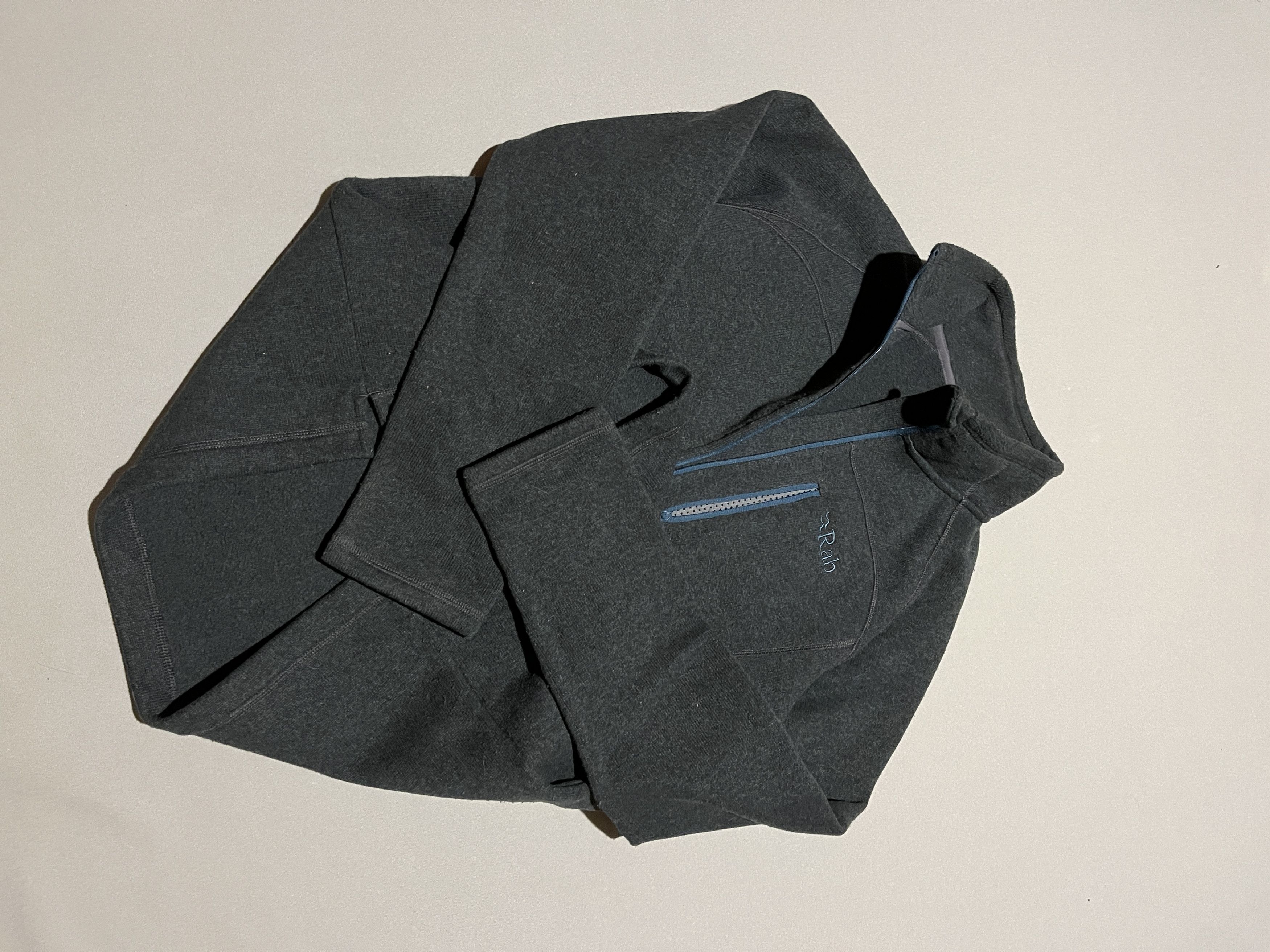 Rab Rab Gray/Blue Quest Pull-On Fleece Jacket Sweater Size US L / EU 52-54 / 3 - 8 Thumbnail