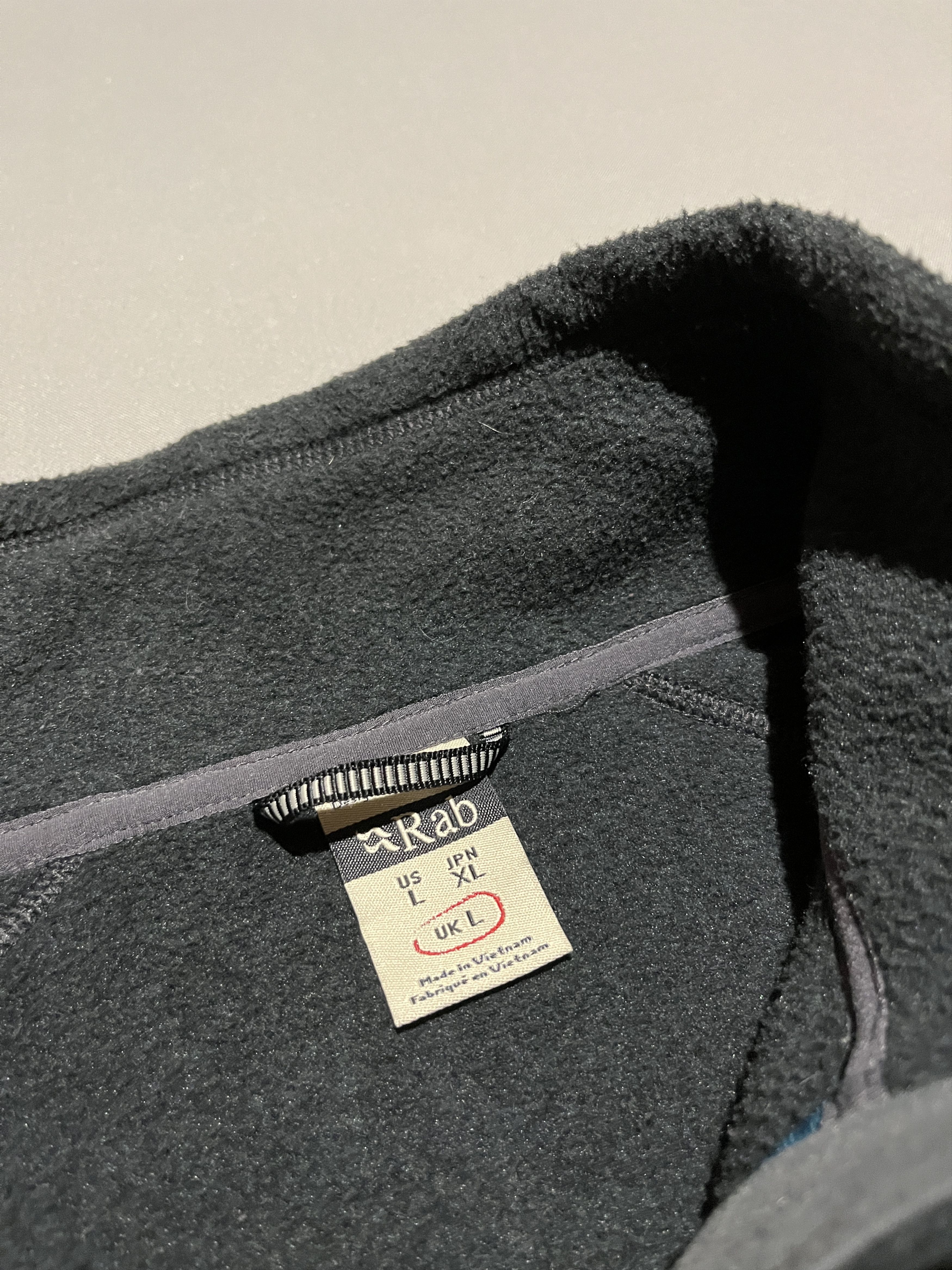 Rab Rab Gray/Blue Quest Pull-On Fleece Jacket Sweater Size US L / EU 52-54 / 3 - 4 Thumbnail