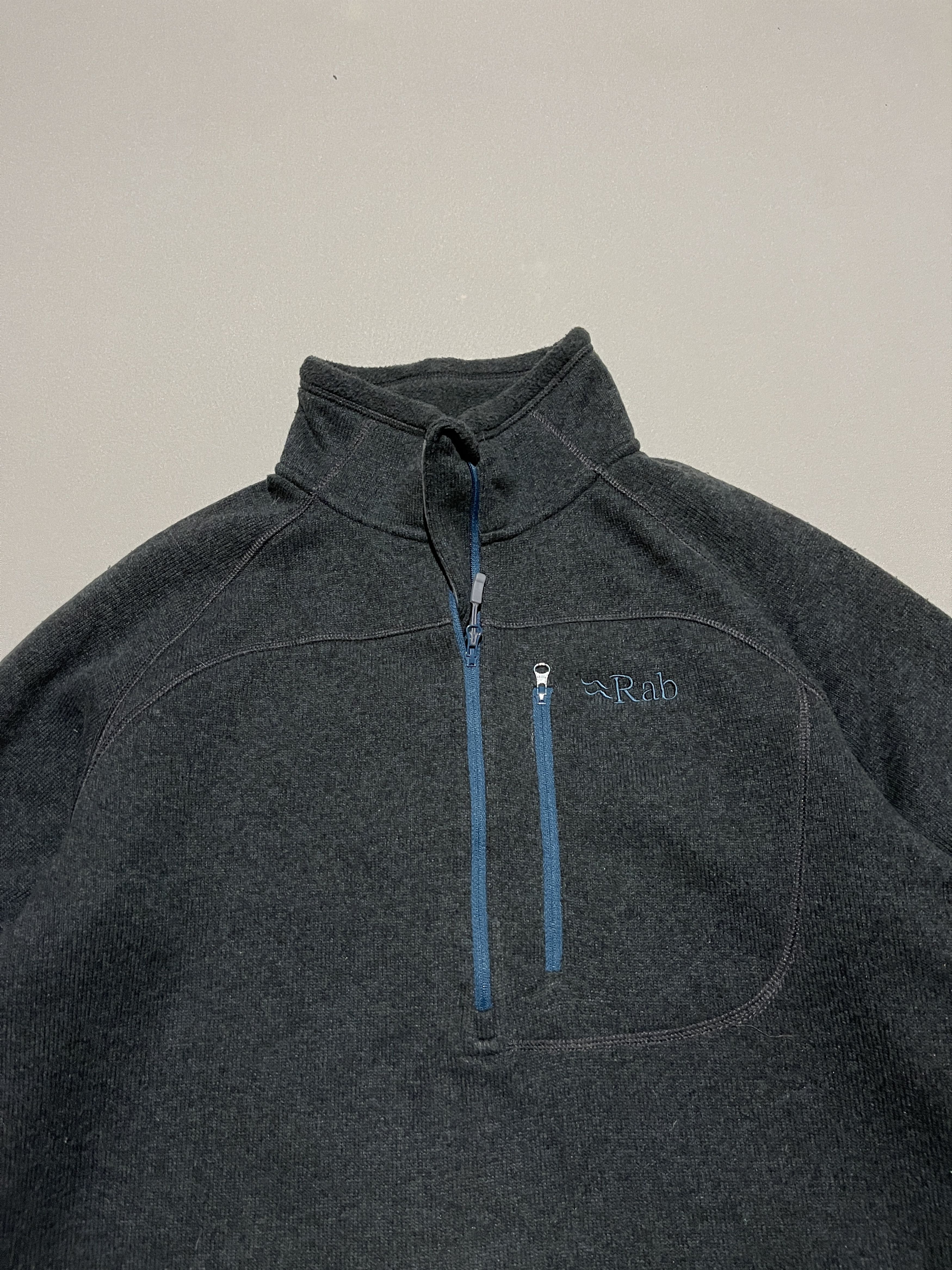 Rab Rab Gray/Blue Quest Pull-On Fleece Jacket Sweater Size US L / EU 52-54 / 3 - 3 Thumbnail