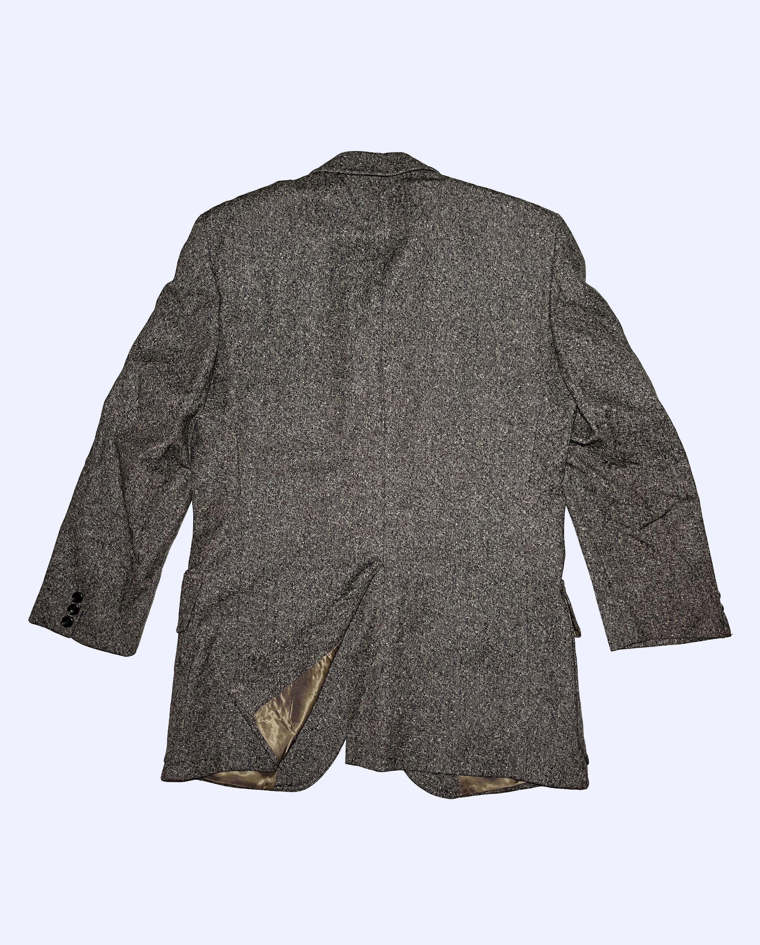 Kenzo KENZO Salt & Pepper Wool Cashmere Classic Jacket Size US M / EU 48-50 / 2 - 10 Thumbnail