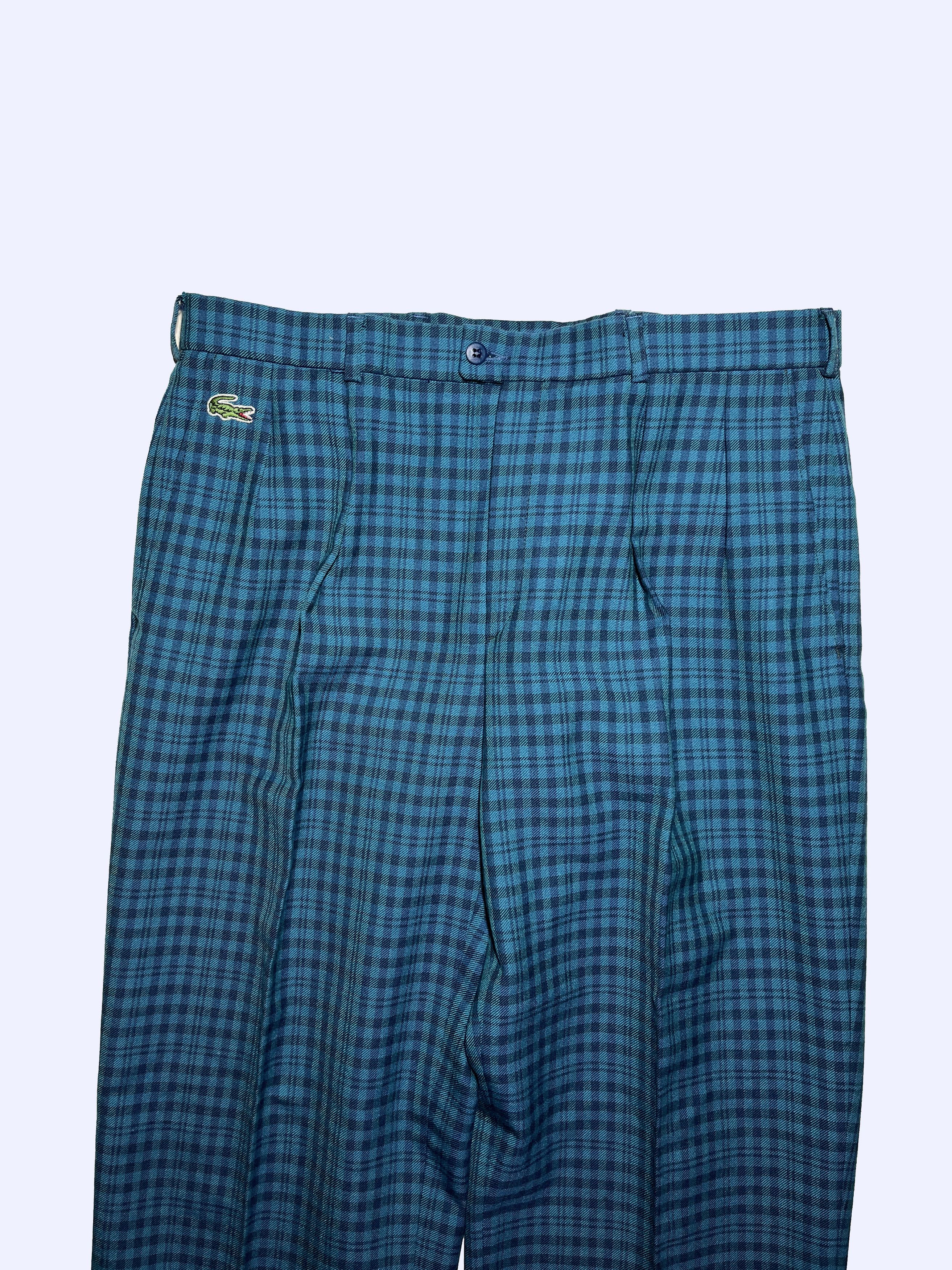 Lacoste LACOSTE Vintage Wool Plaid Checkered Golf Pants Size US 30 / EU 46 - 2 Thumbnail