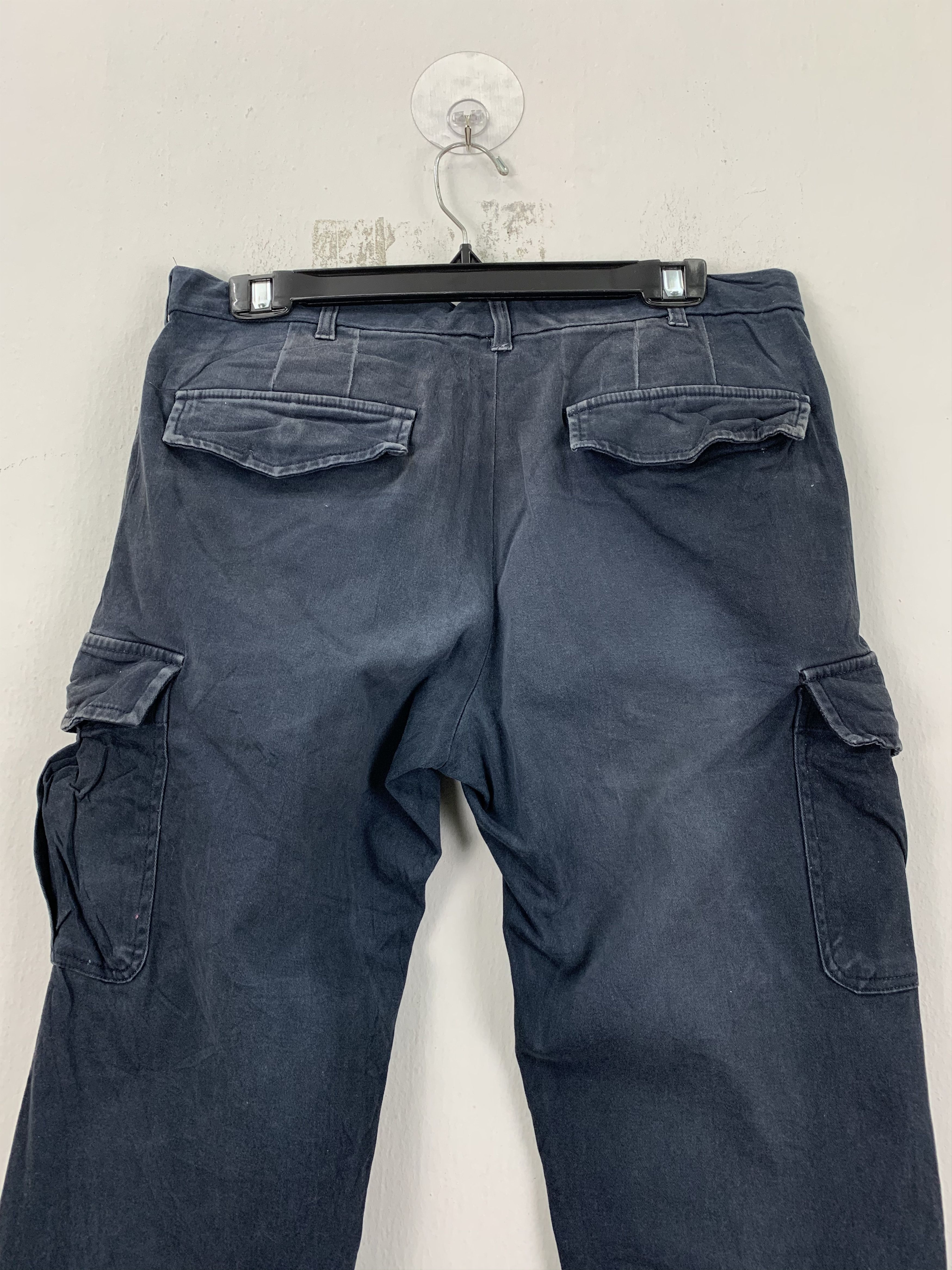 Japanese Brand Japan stripe tactical cargo multipocket utility pants #091 Size US 31 - 6 Thumbnail
