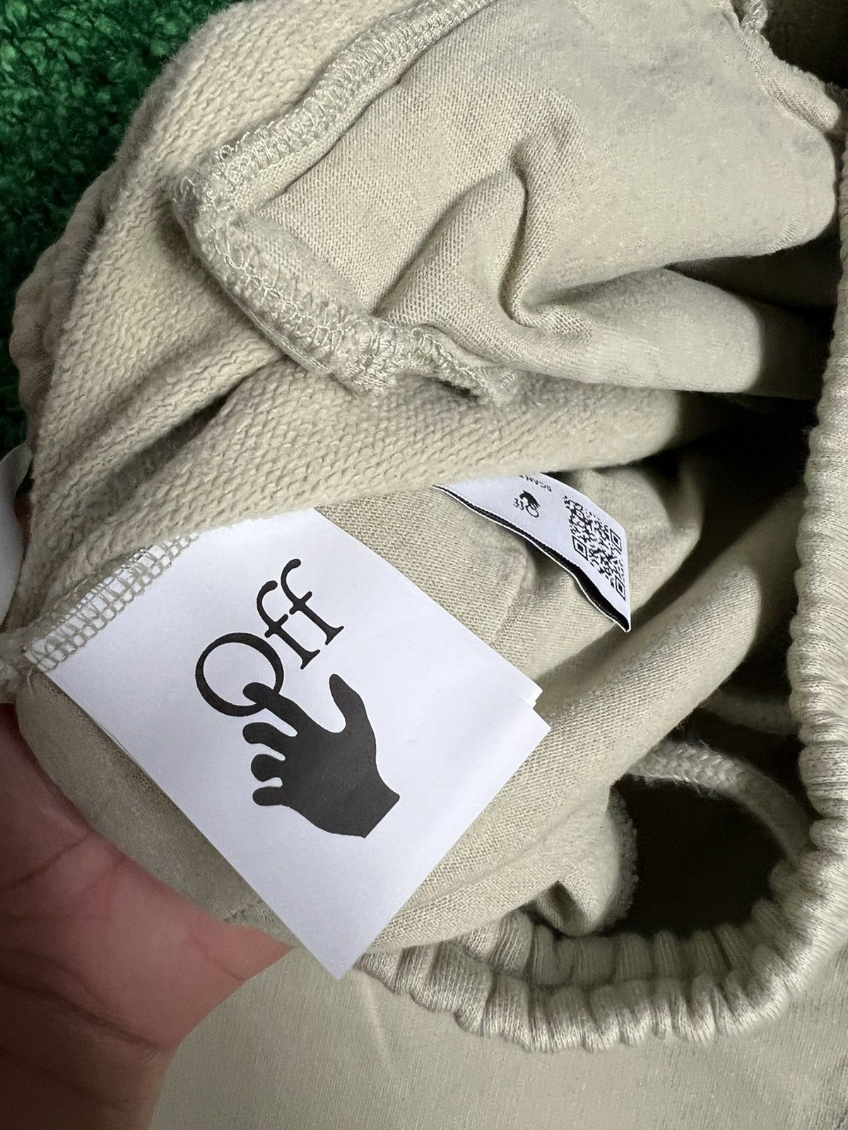 Off-White Off-White Rubber Arrow Sweat Pants Stone Size US 30 / EU 46 - 7 Thumbnail