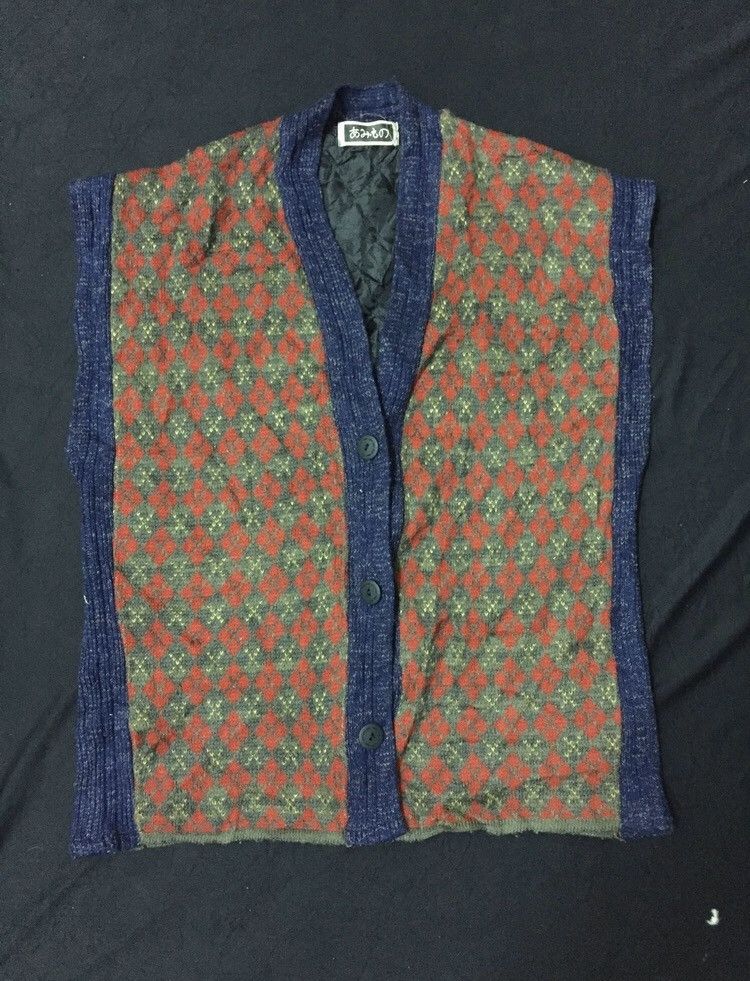 Indigo VERY RARE Vintage indigo wools vest japanese kimono Size US L / EU 52-54 / 3 - 1 Thumbnail