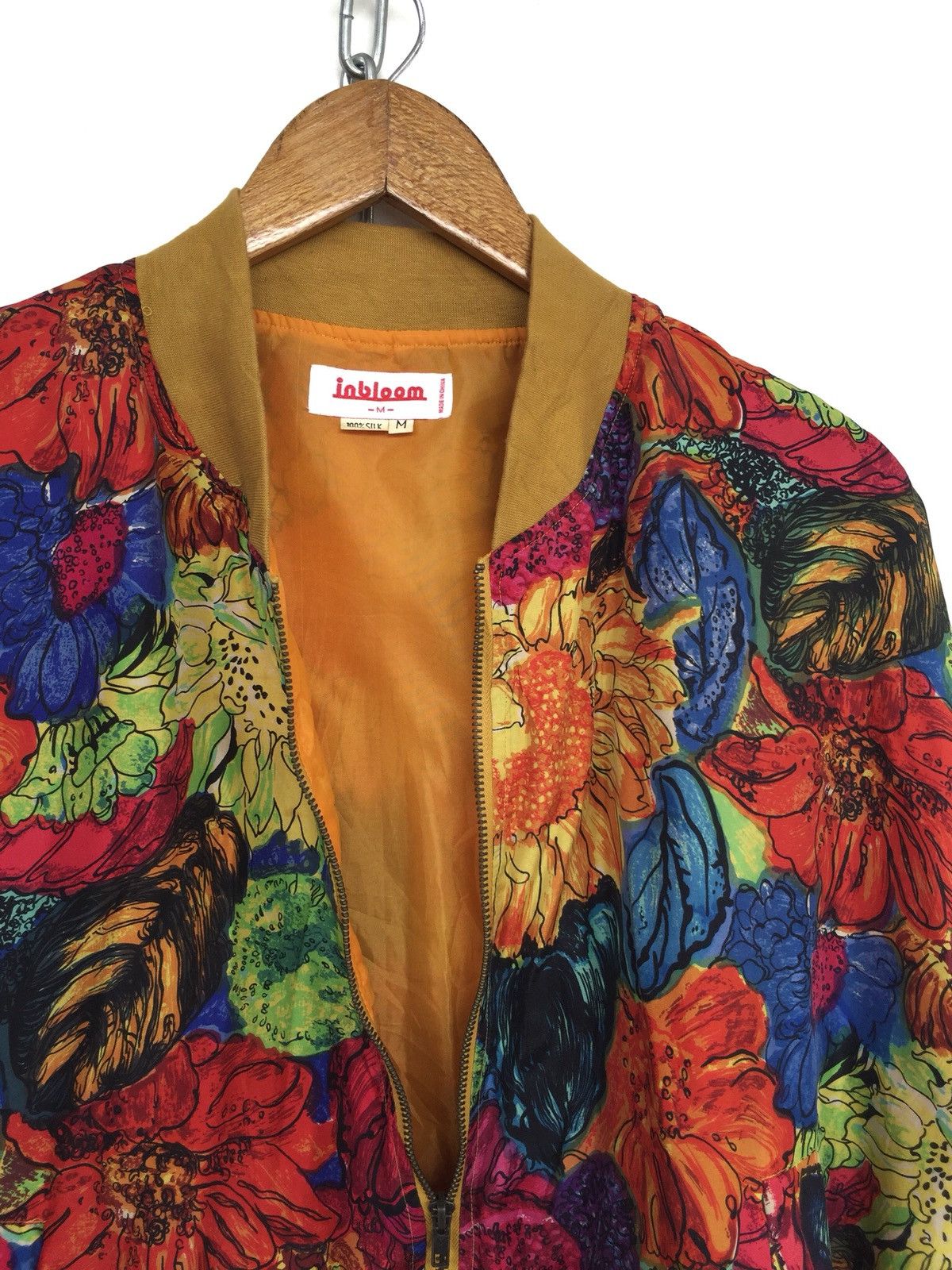 Other Beauty Floral Motif Multicolor Silk Baroque Jacket Size US M / EU 48-50 / 2 - 5 Thumbnail