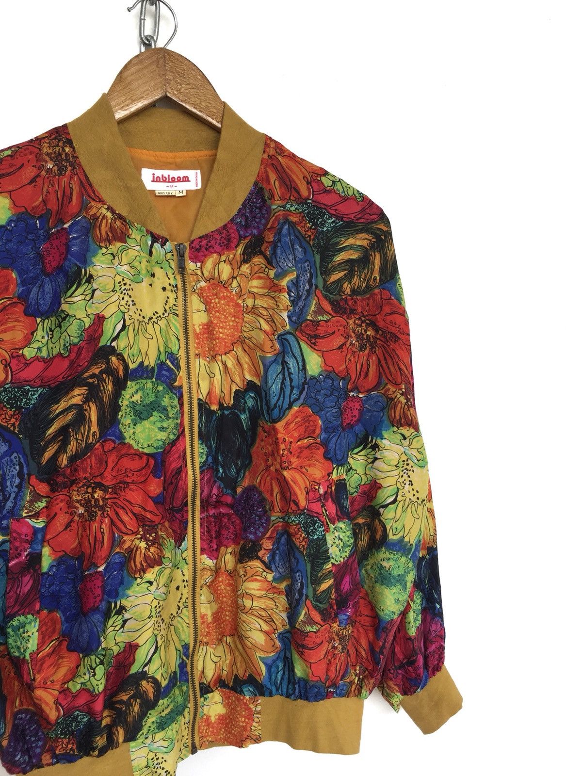 Other Beauty Floral Motif Multicolor Silk Baroque Jacket Size US M / EU 48-50 / 2 - 1 Thumbnail