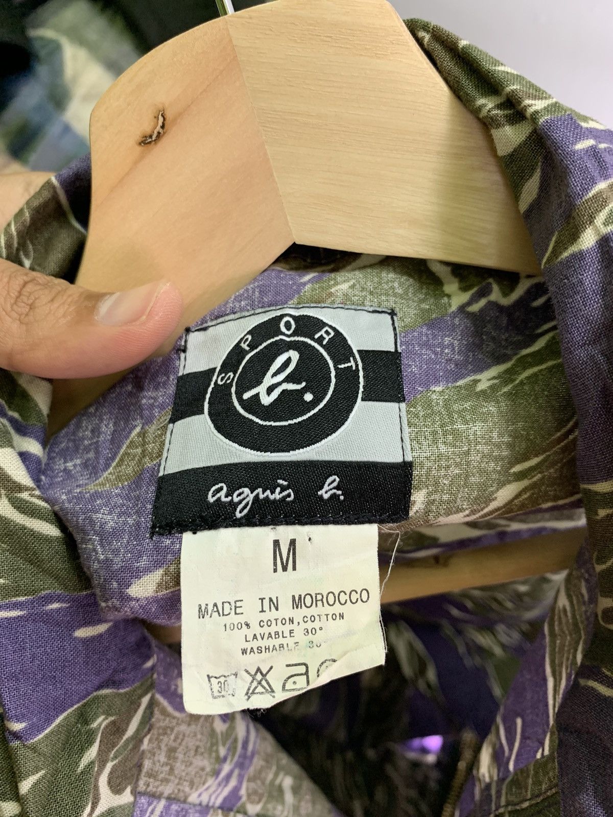 agnes b. JapaneseBrand Agnes B tiger stripes Camo Zip up Vest Size US S / EU 44-46 / 1 - 4 Thumbnail