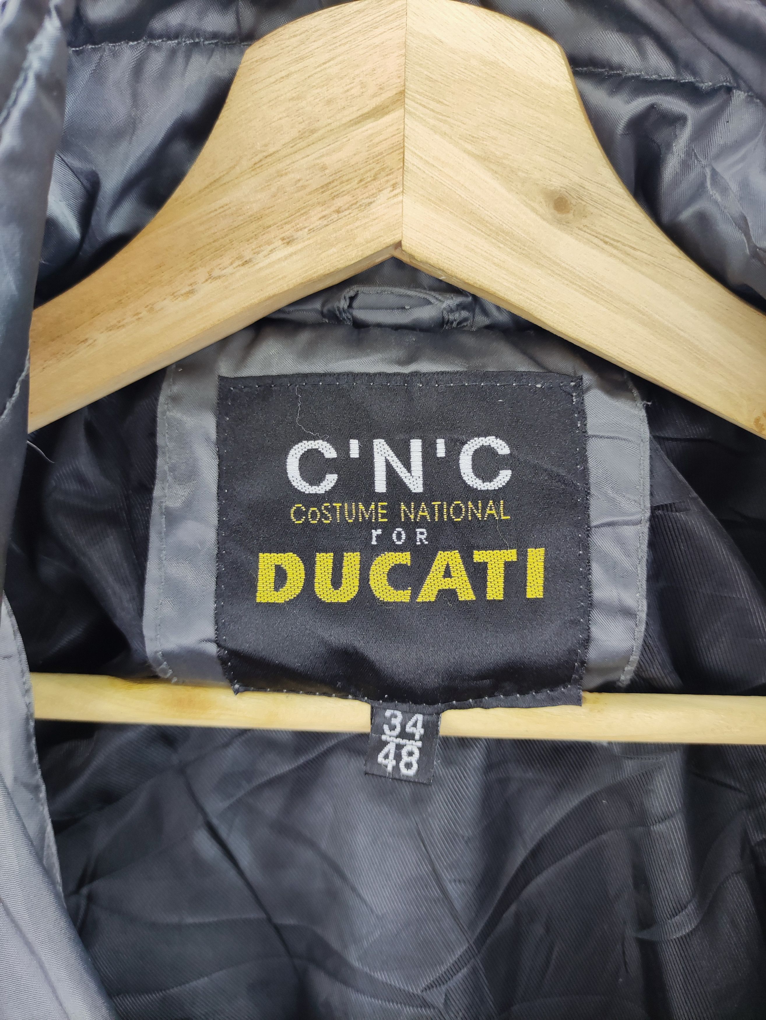 Ducati Vintage Costume National Ducati Jacket Zipper With Hoodie Size US XL / EU 56 / 4 - 8 Thumbnail