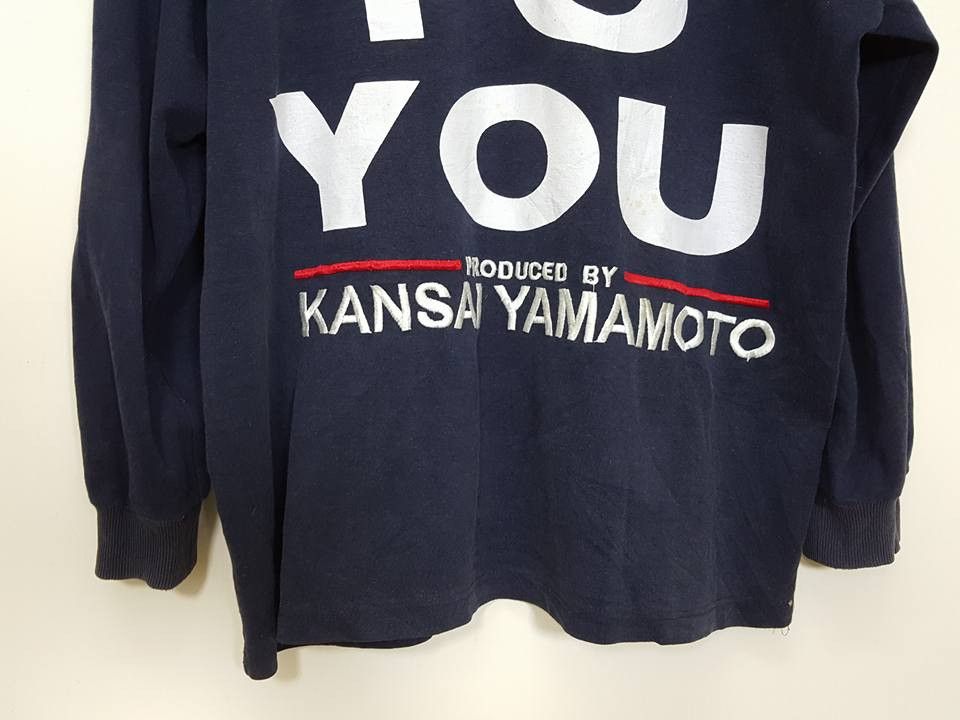 Designer × Kansai Yamamoto Kansai Yamamoto Up to You Spellout Embroidery Sweatshirt Size US L / EU 52-54 / 3 - 9 Thumbnail