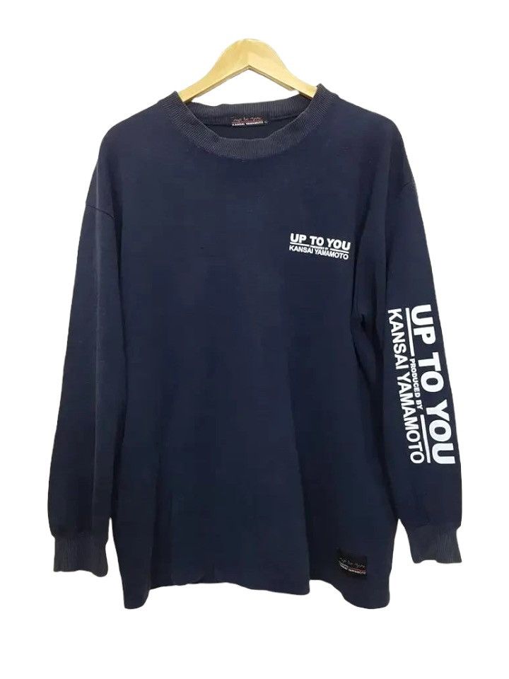 Designer × Kansai Yamamoto Kansai Yamamoto Up to You Spellout Embroidery Sweatshirt Size US L / EU 52-54 / 3 - 2 Thumbnail