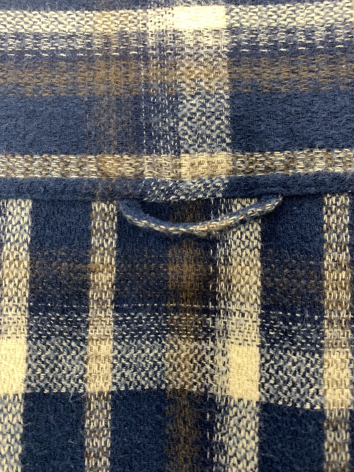 Flannel × Japanese Brand SWEET ROUGE Vintage Plaid Checkered Wool Craft Long Flannel Size M / US 6-8 / IT 42-44 - 12 Thumbnail