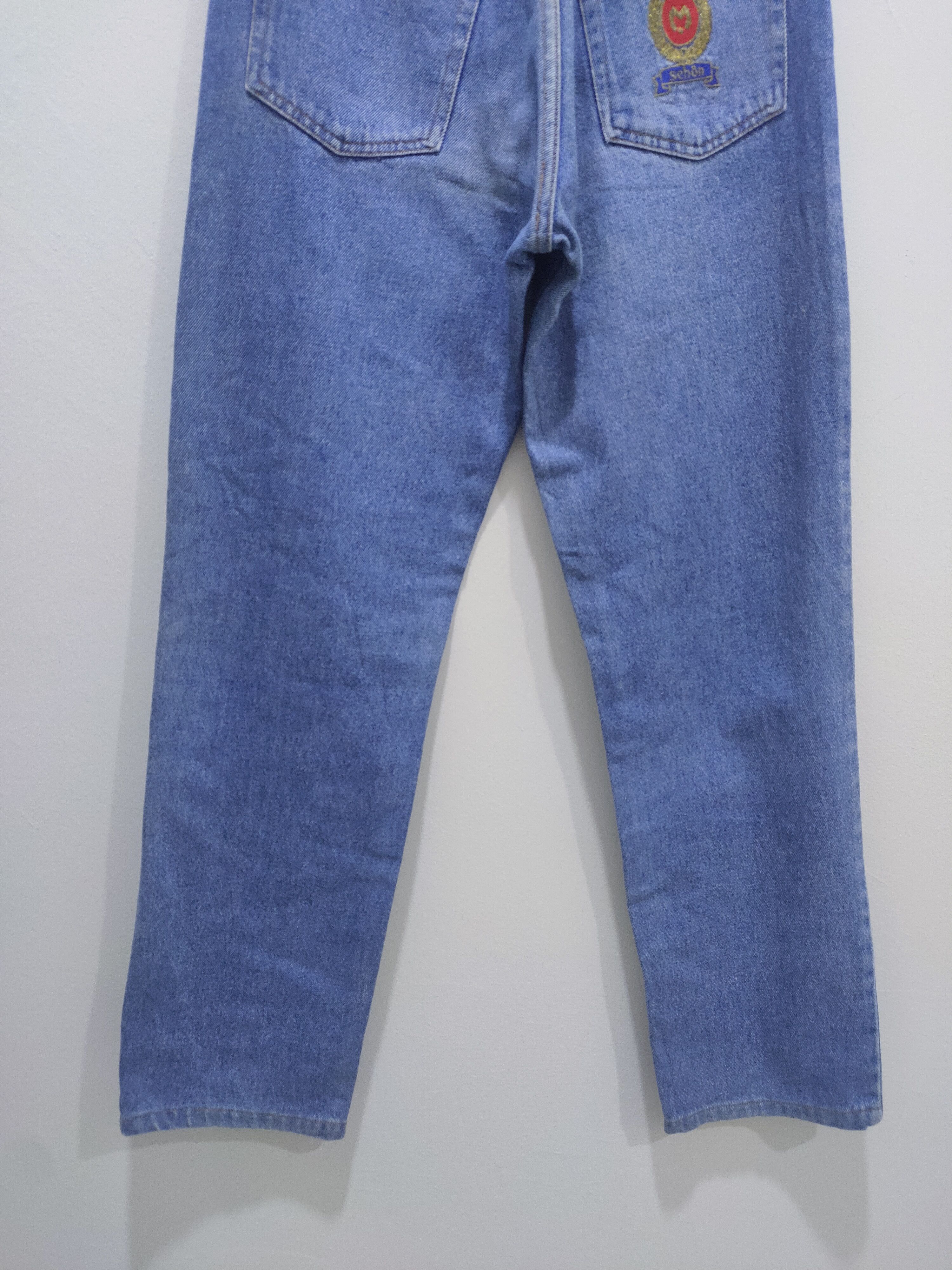 Mila Schon × Vintage Vintage80s MILA SCHON Regular Fit Embroidery Logo Rare Jean Size US 27 - 13 Thumbnail