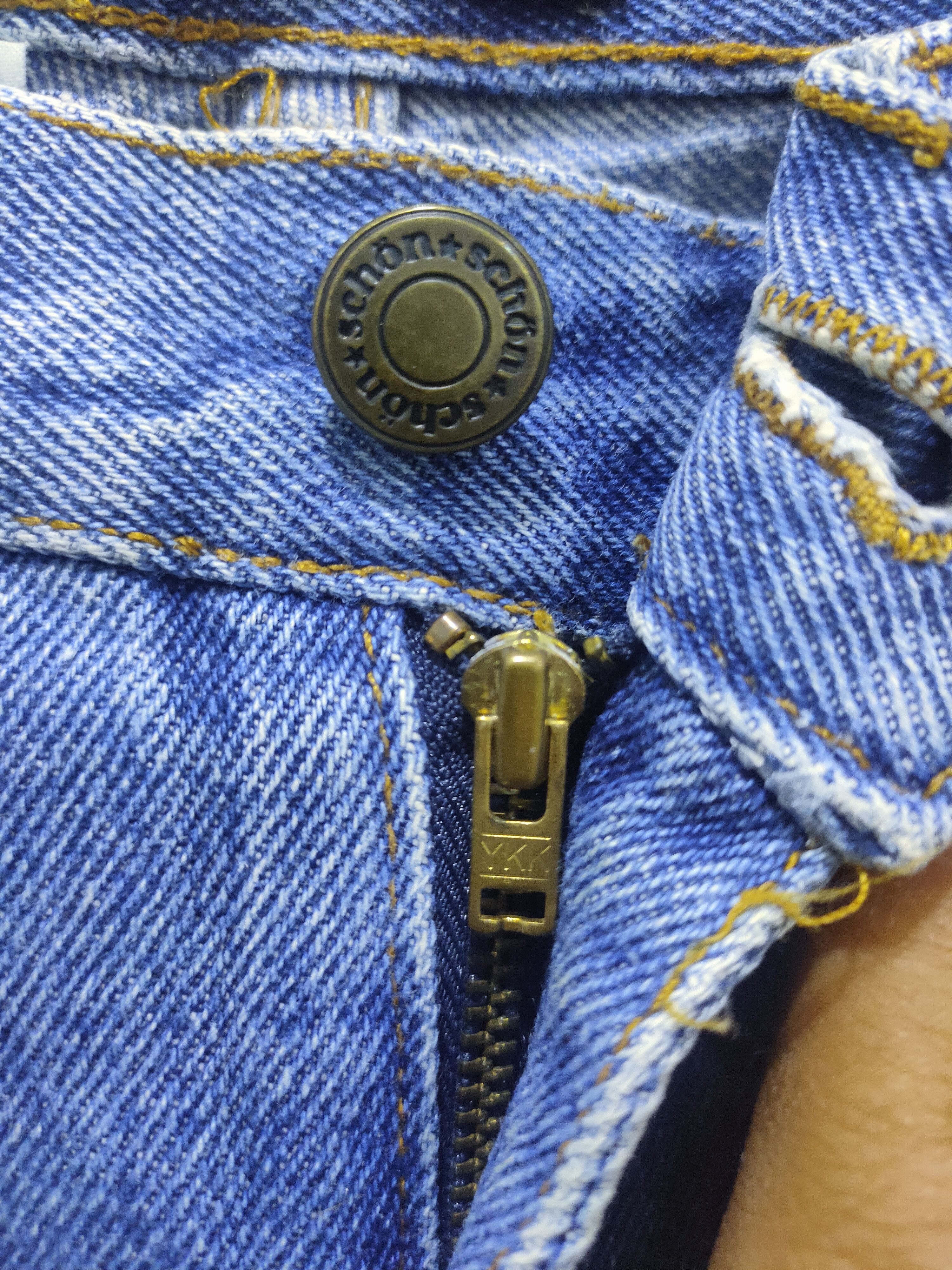 Mila Schon × Vintage Vintage80s MILA SCHON Regular Fit Embroidery Logo Rare Jean Size US 27 - 18 Thumbnail