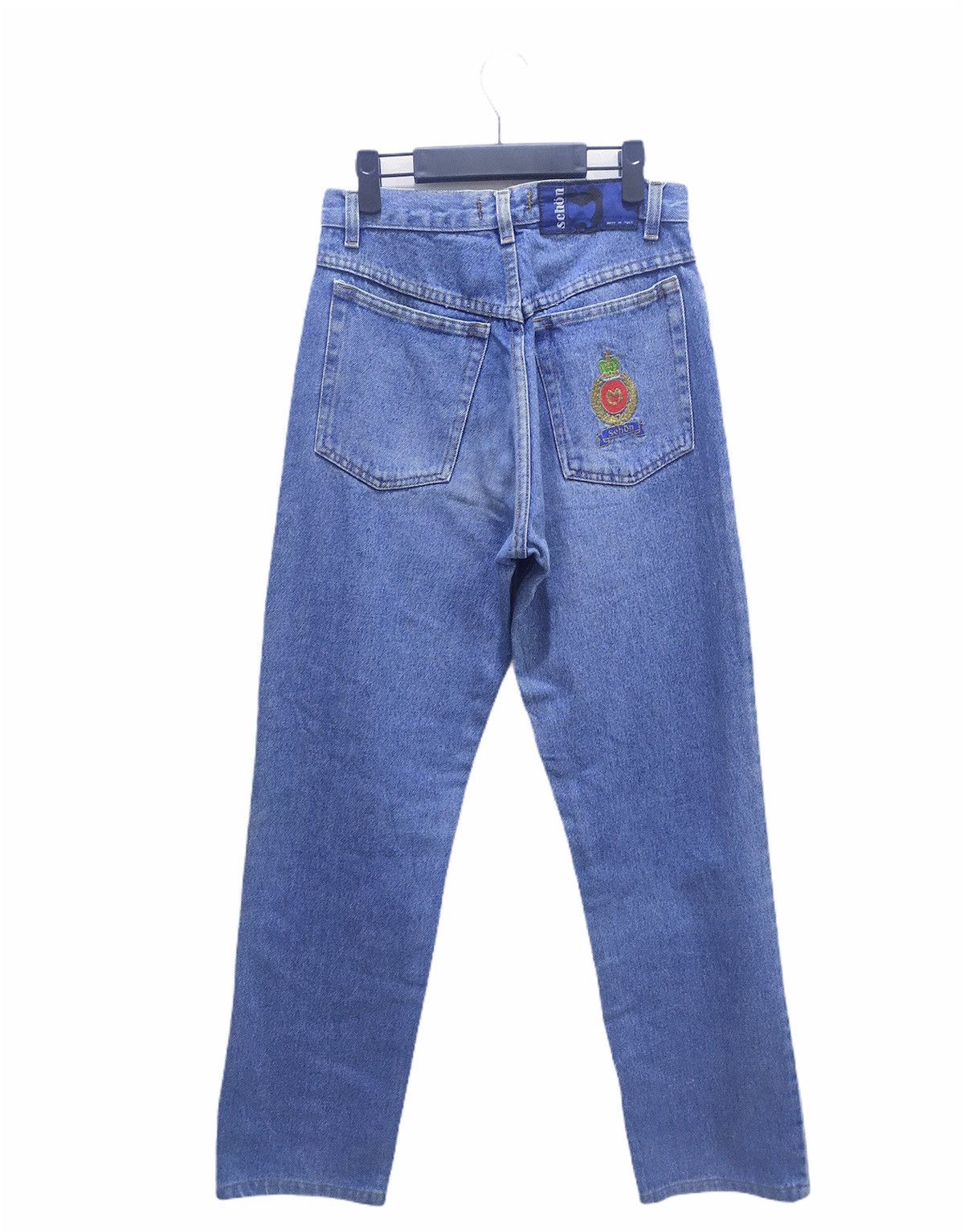 Mila Schon × Vintage Vintage80s MILA SCHON Regular Fit Embroidery Logo Rare Jean Size US 27 - 2 Thumbnail