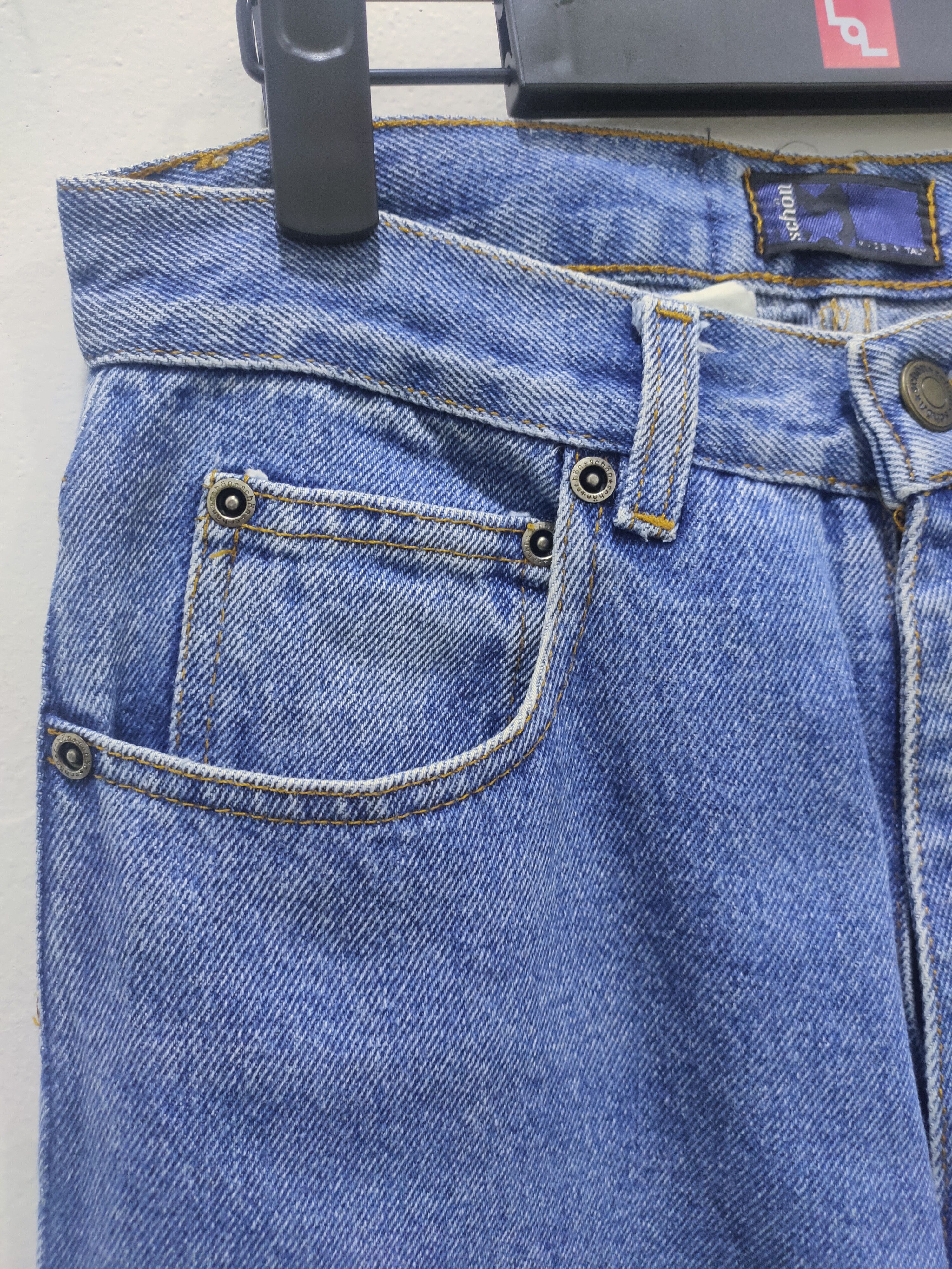Mila Schon × Vintage Vintage80s MILA SCHON Regular Fit Embroidery Logo Rare Jean Size US 27 - 7 Thumbnail