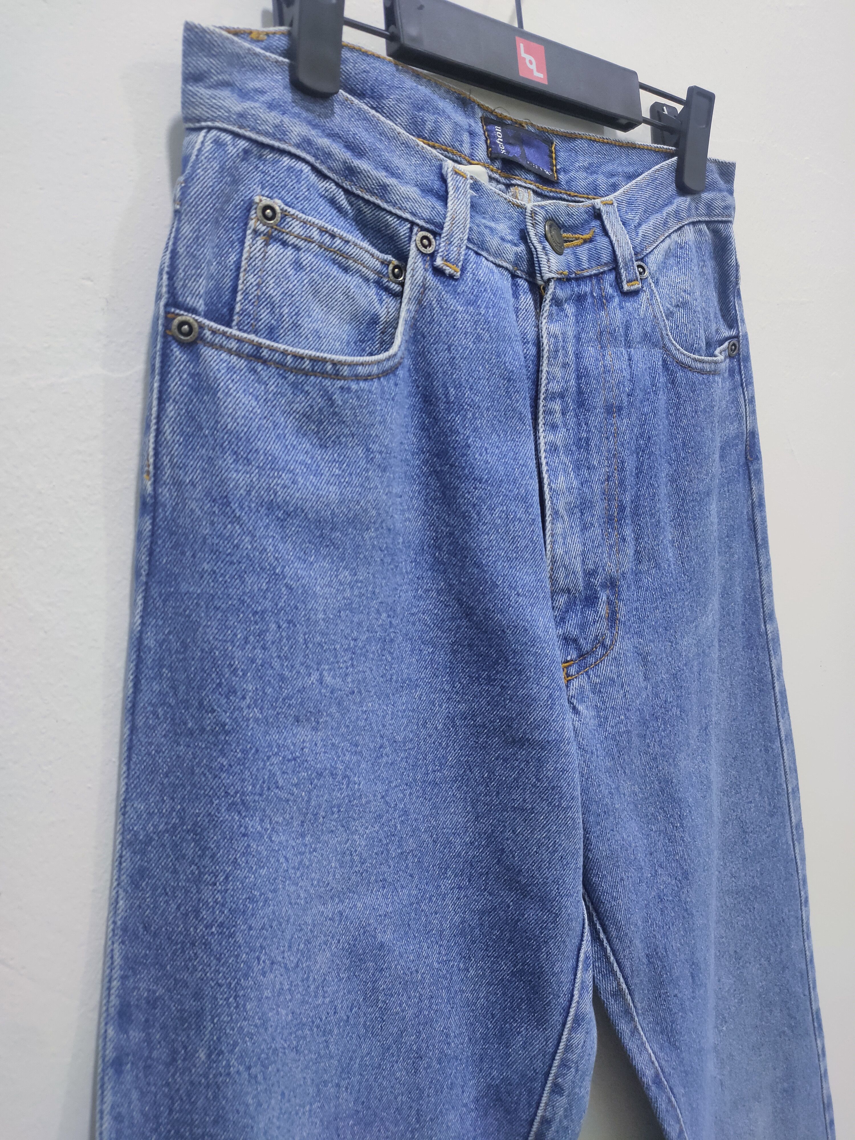 Mila Schon × Vintage Vintage80s MILA SCHON Regular Fit Embroidery Logo Rare Jean Size US 27 - 6 Thumbnail