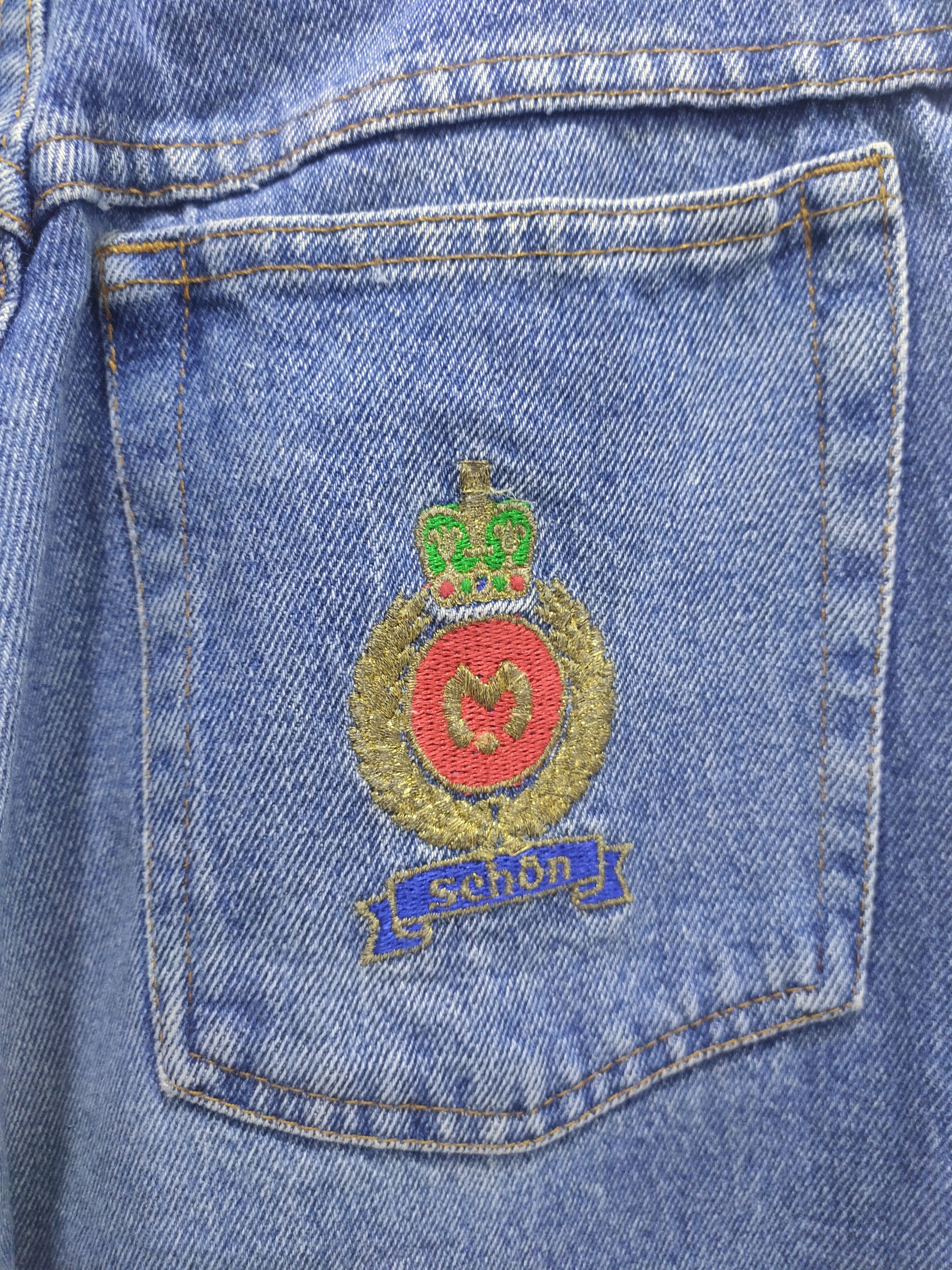 Mila Schon × Vintage Vintage80s MILA SCHON Regular Fit Embroidery Logo Rare Jean Size US 27 - 17 Thumbnail