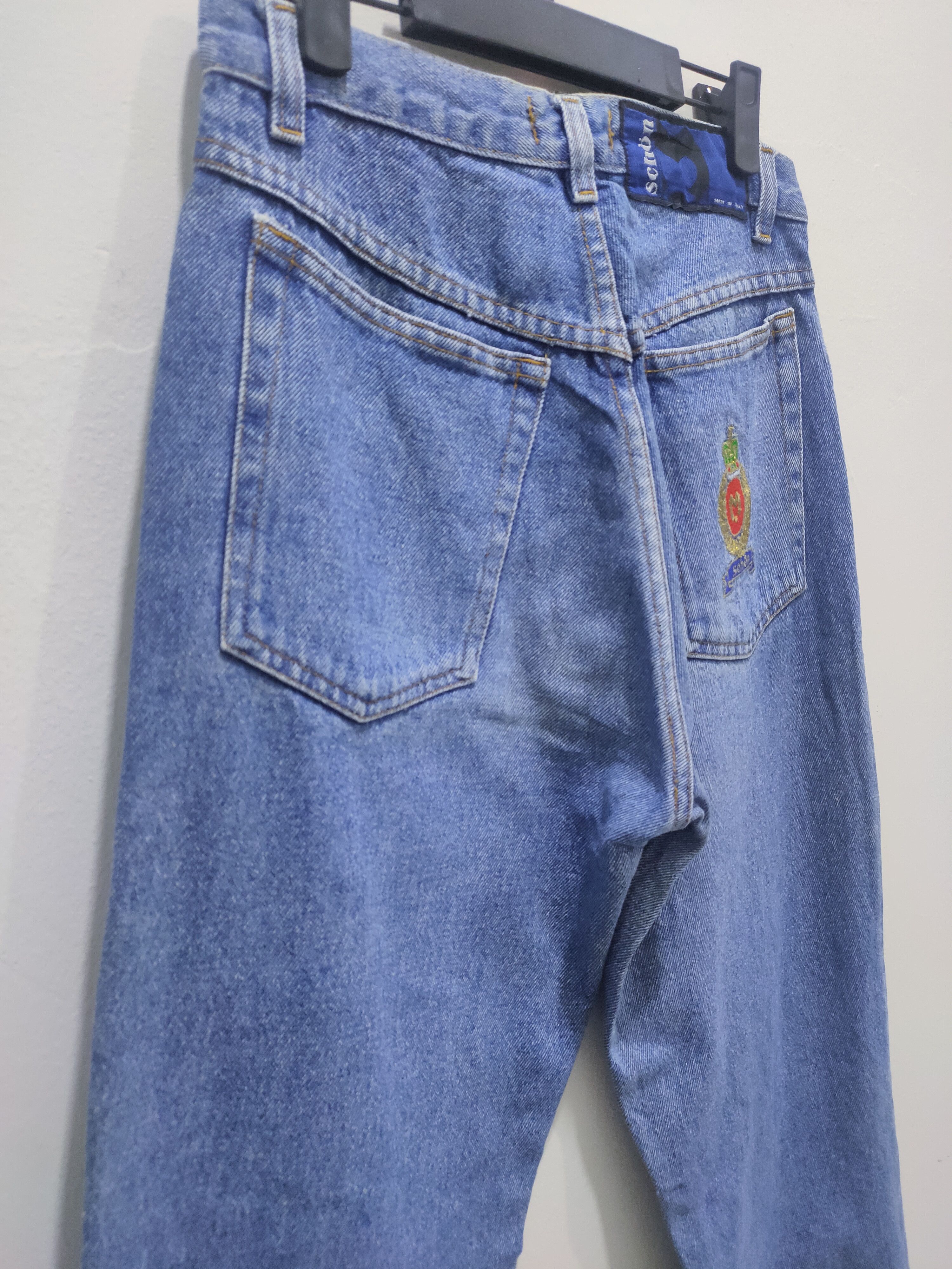 Mila Schon × Vintage Vintage80s MILA SCHON Regular Fit Embroidery Logo Rare Jean Size US 27 - 14 Thumbnail