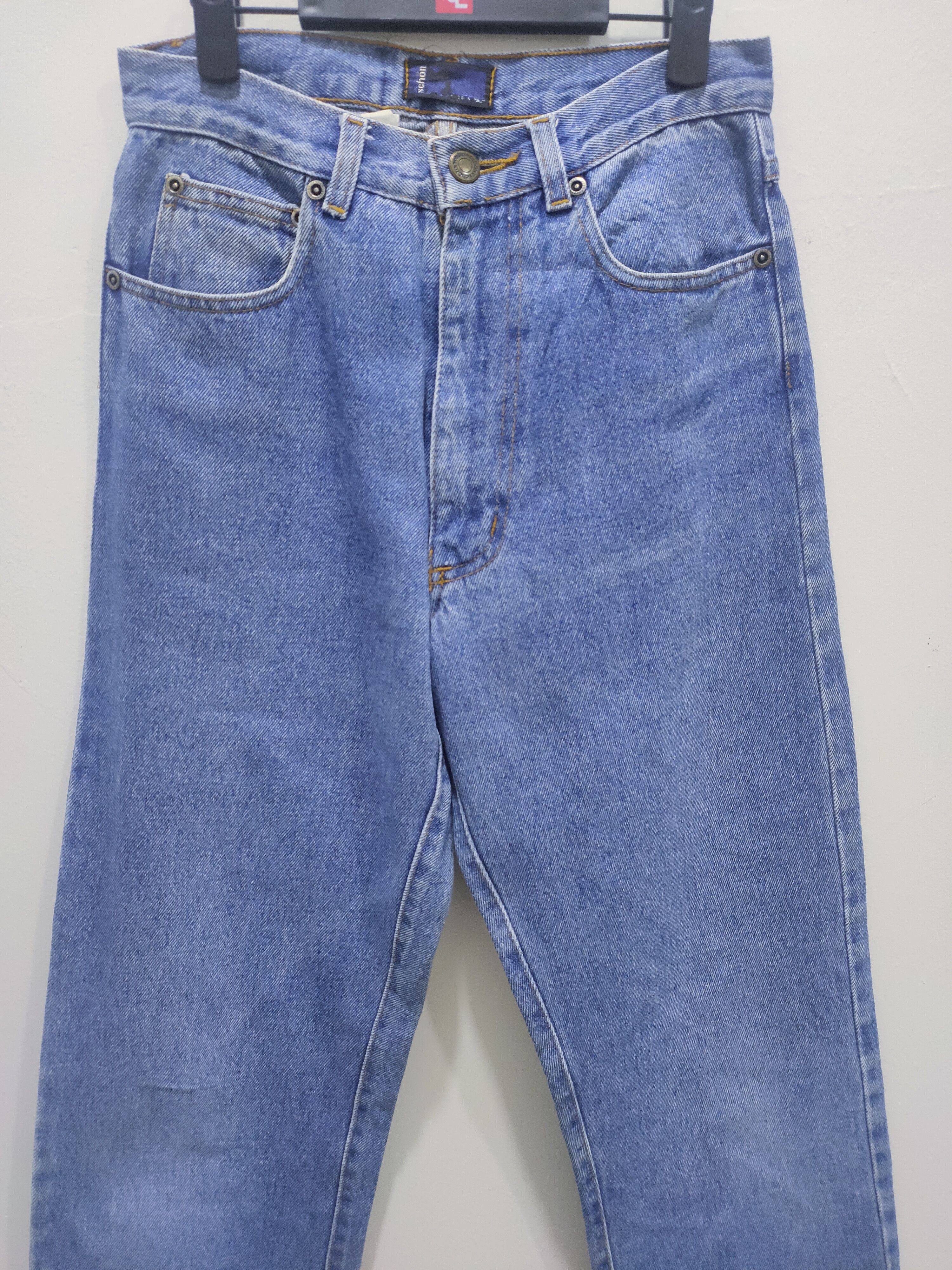 Mila Schon × Vintage Vintage80s MILA SCHON Regular Fit Embroidery Logo Rare Jean Size US 27 - 4 Thumbnail