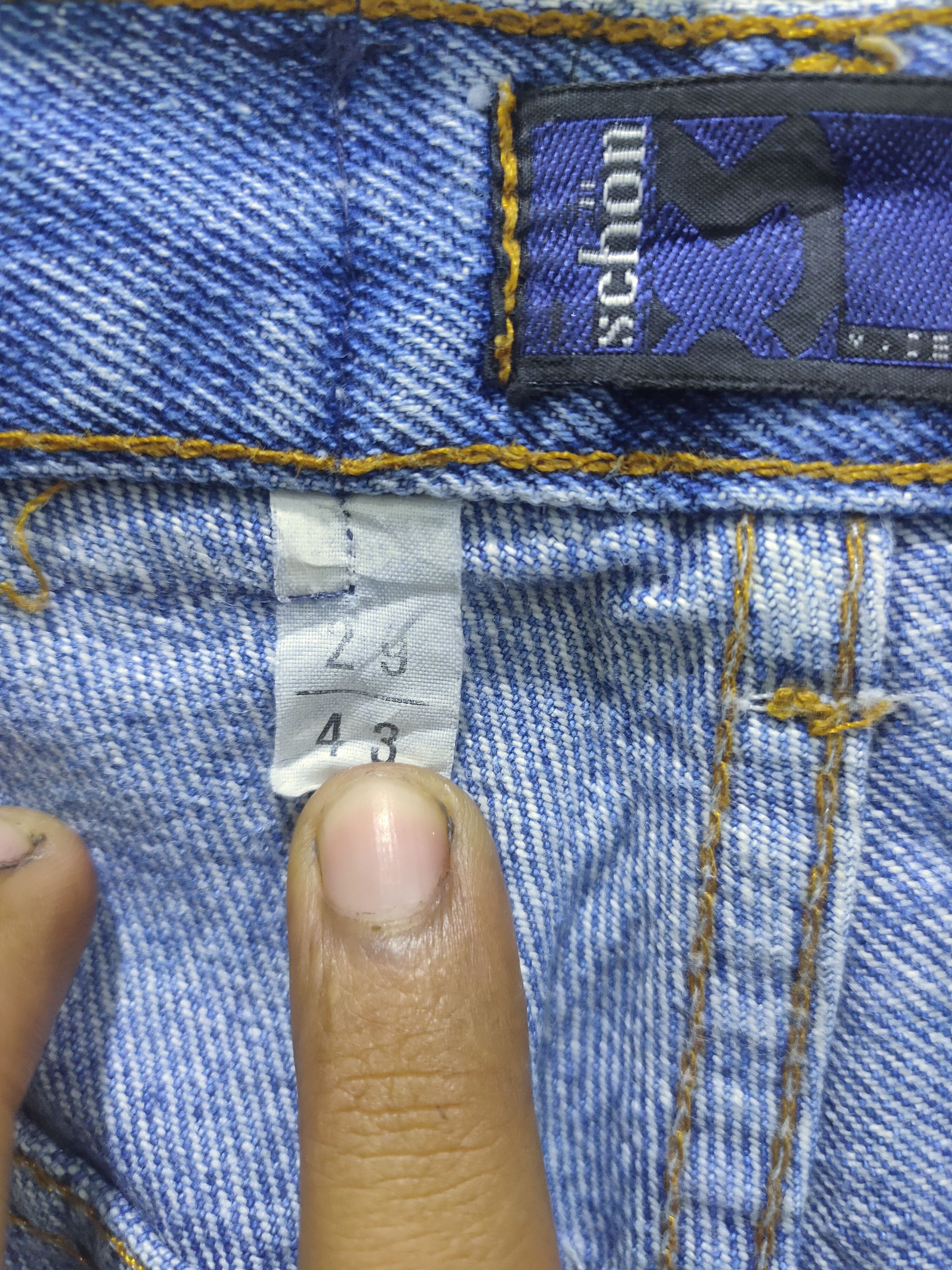 Mila Schon × Vintage Vintage80s MILA SCHON Regular Fit Embroidery Logo Rare Jean Size US 27 - 21 Thumbnail