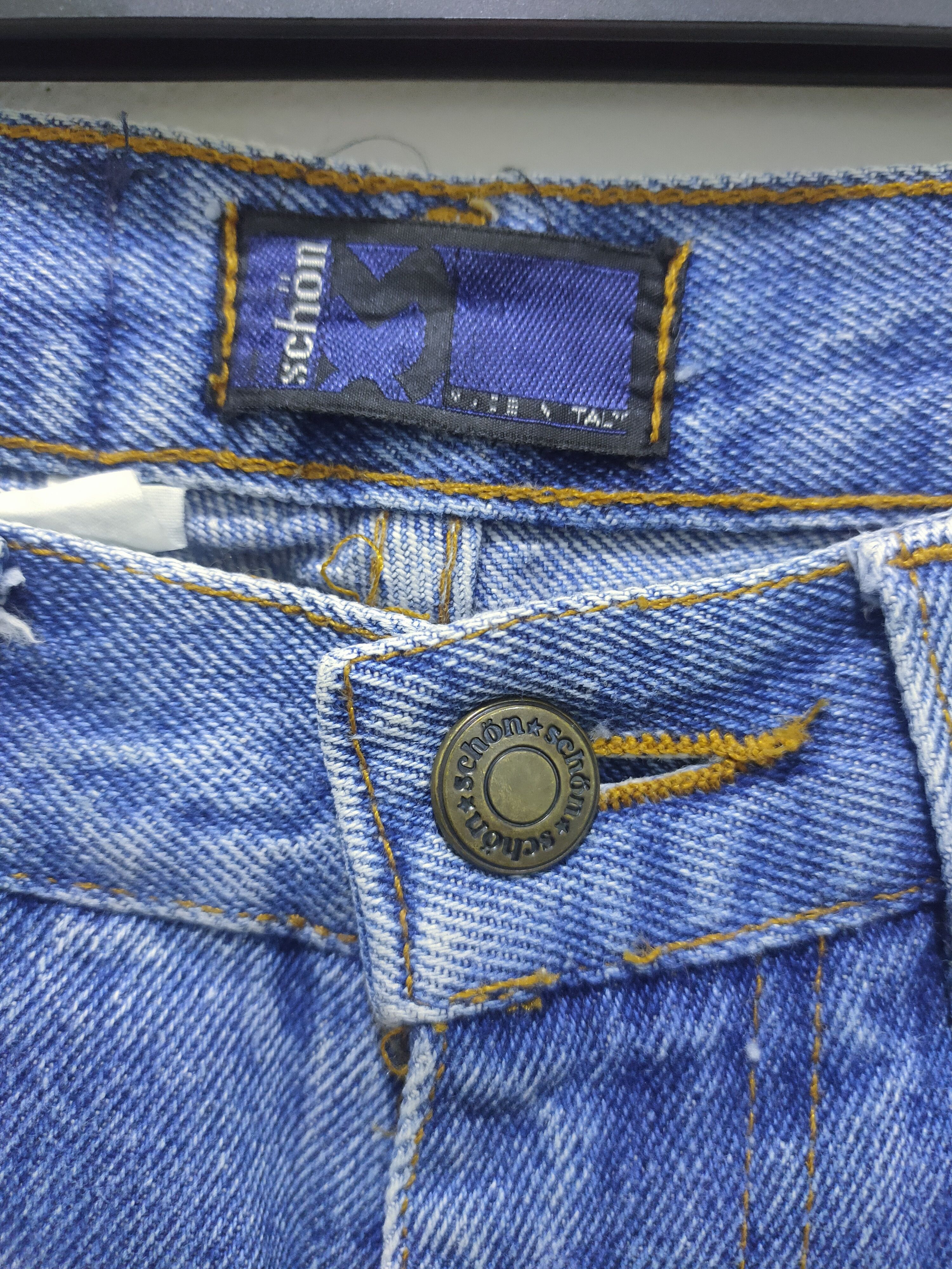 Mila Schon × Vintage Vintage80s MILA SCHON Regular Fit Embroidery Logo Rare Jean Size US 27 - 9 Thumbnail