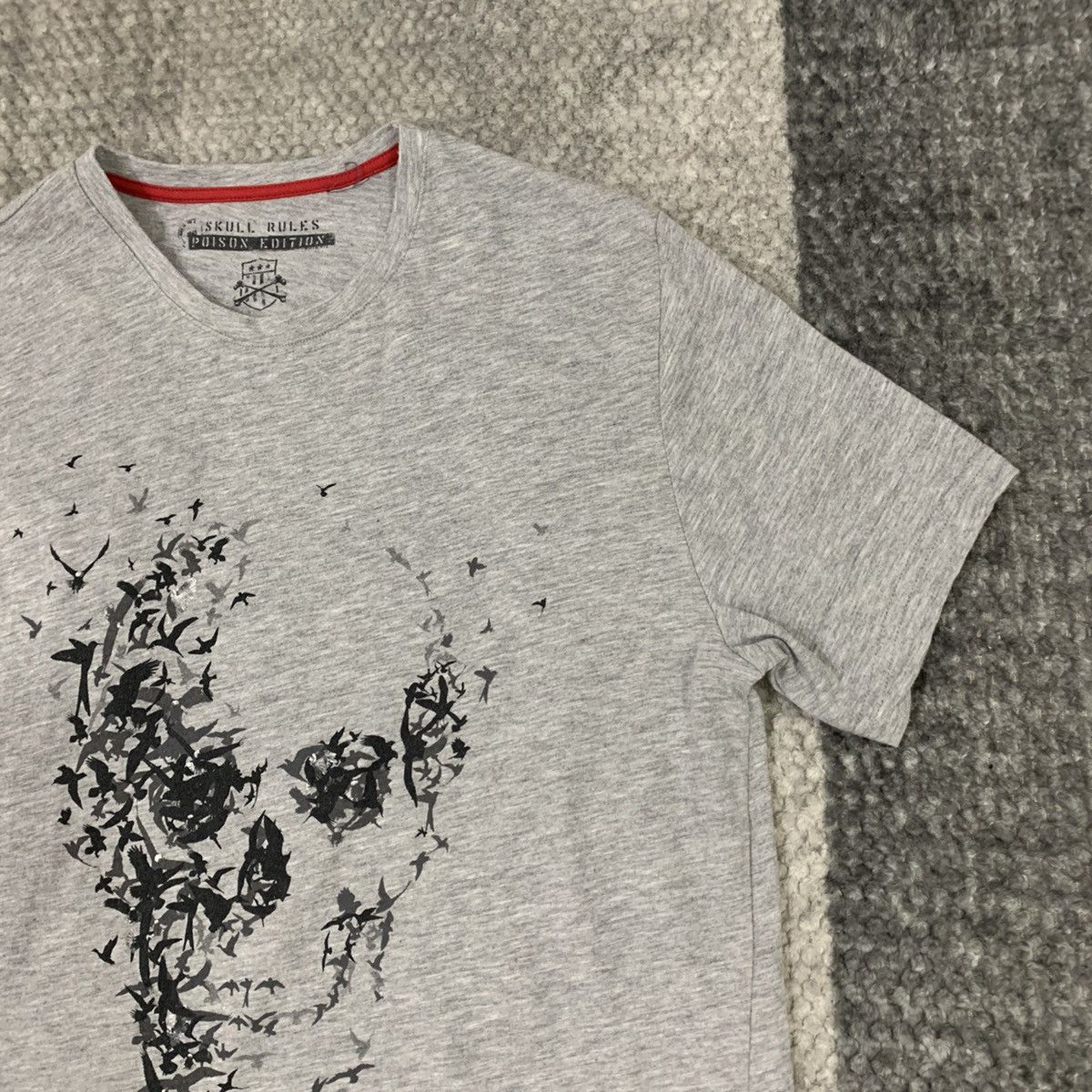Other SKULL RULE Poison Edition Beware Flying Bat Big Logo Tshirt Size US S / EU 44-46 / 1 - 7 Thumbnail