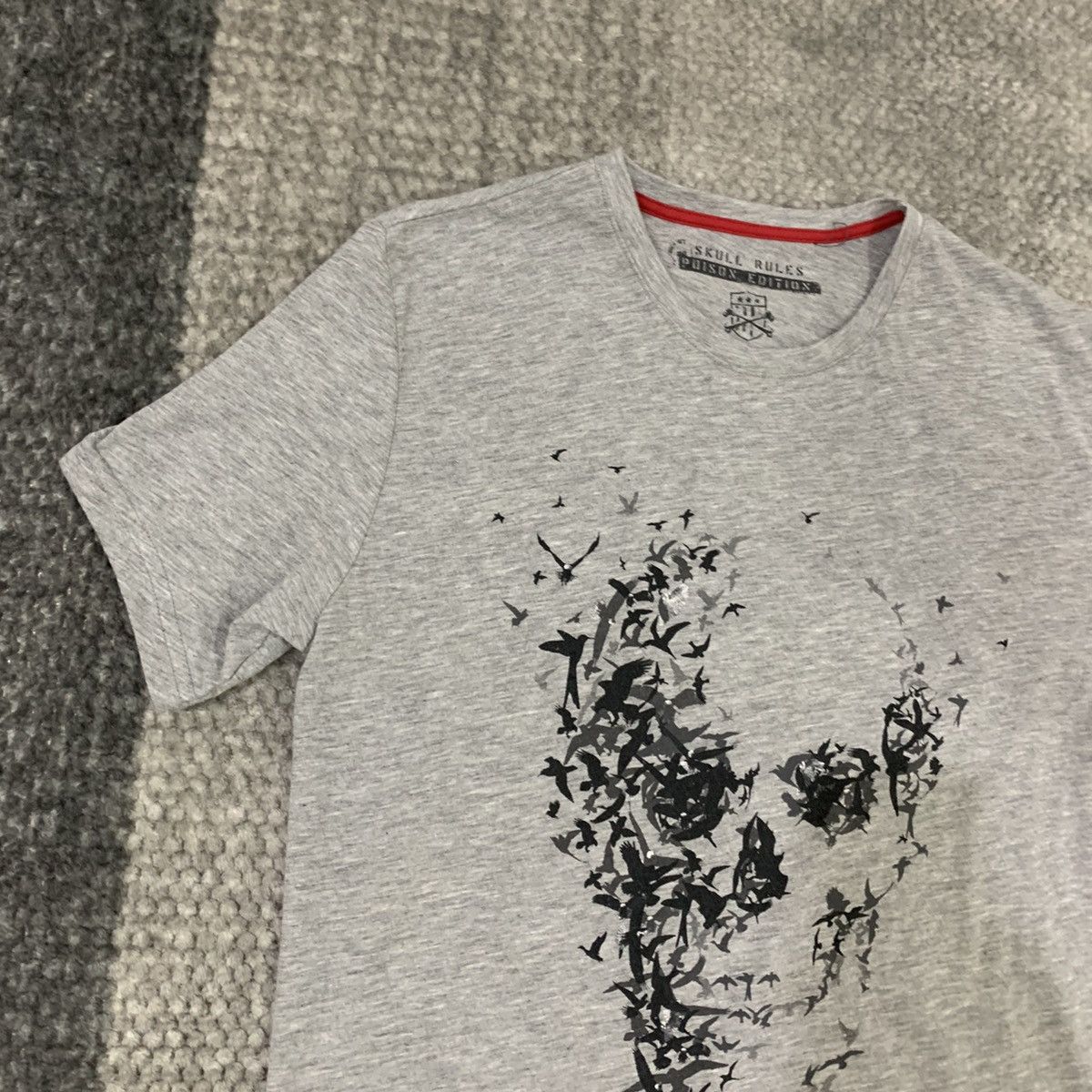 Other SKULL RULE Poison Edition Beware Flying Bat Big Logo Tshirt Size US S / EU 44-46 / 1 - 4 Thumbnail