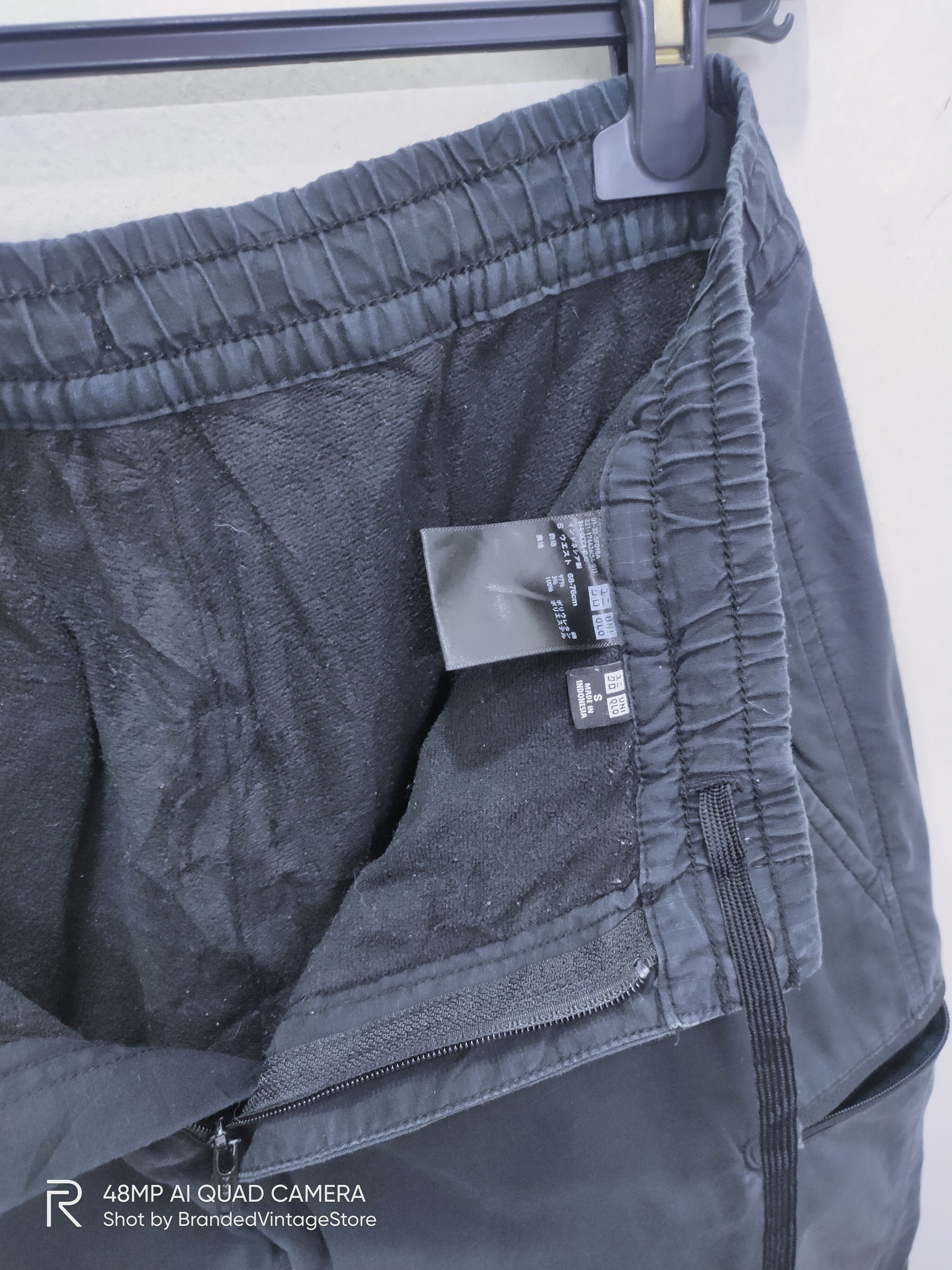 Bleach Goods × Uniqlo UNIQLO Fleece Inside Pullover Jogger Sweatpant Cargo Pants Size US 29 - 14 Thumbnail