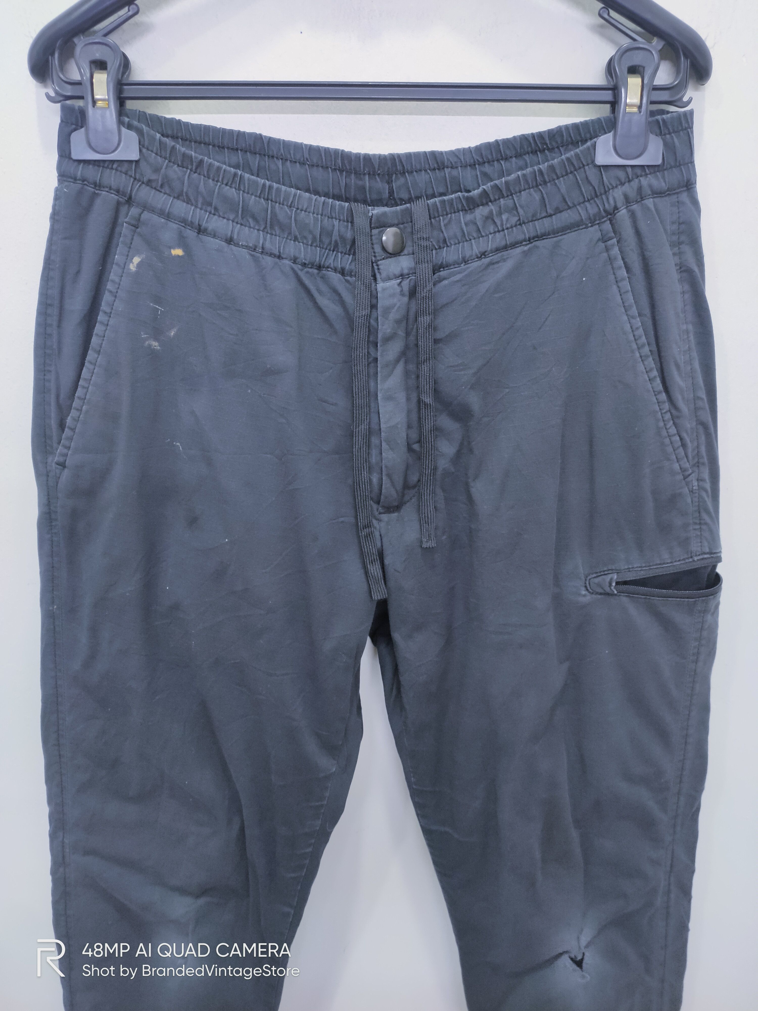 Bleach Goods × Uniqlo UNIQLO Fleece Inside Pullover Jogger Sweatpant Cargo Pants Size US 29 - 4 Thumbnail