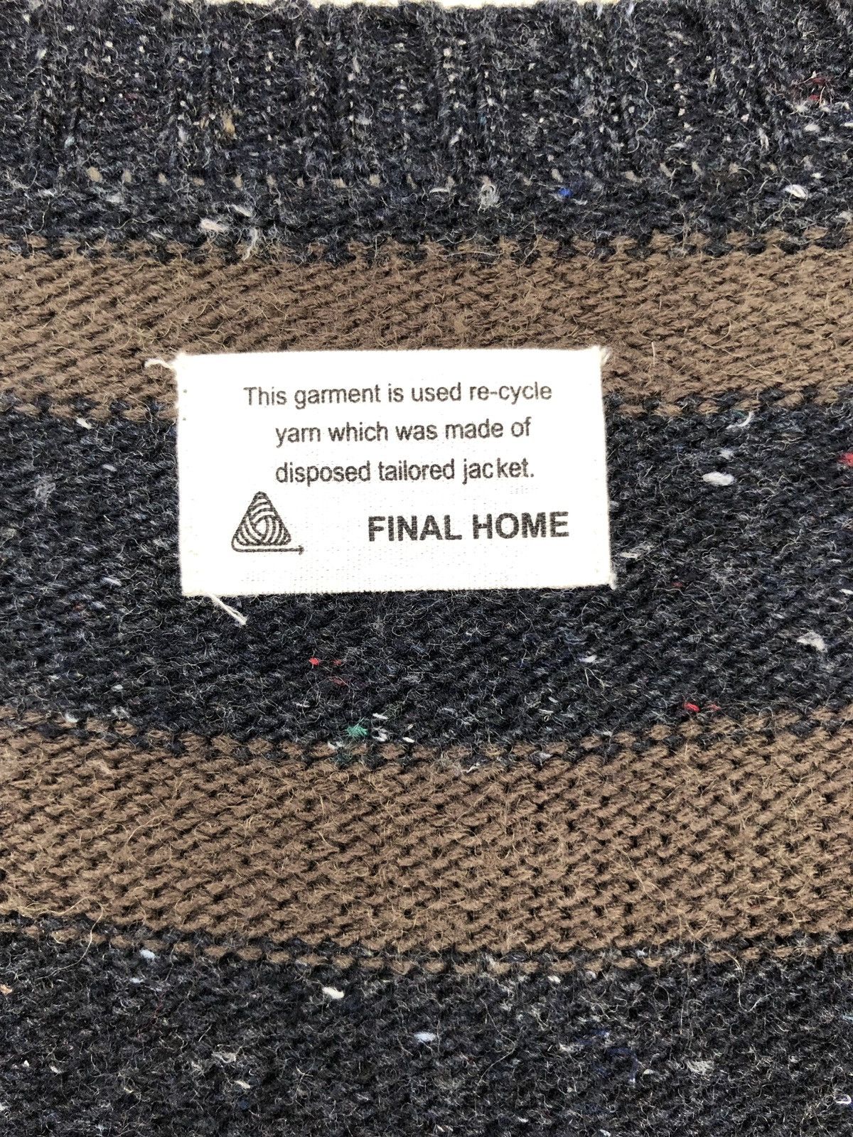 Final Home OG Final Home Reconstruct Yam Stripe Hand Knitted Size US S / EU 44-46 / 1 - 7 Thumbnail