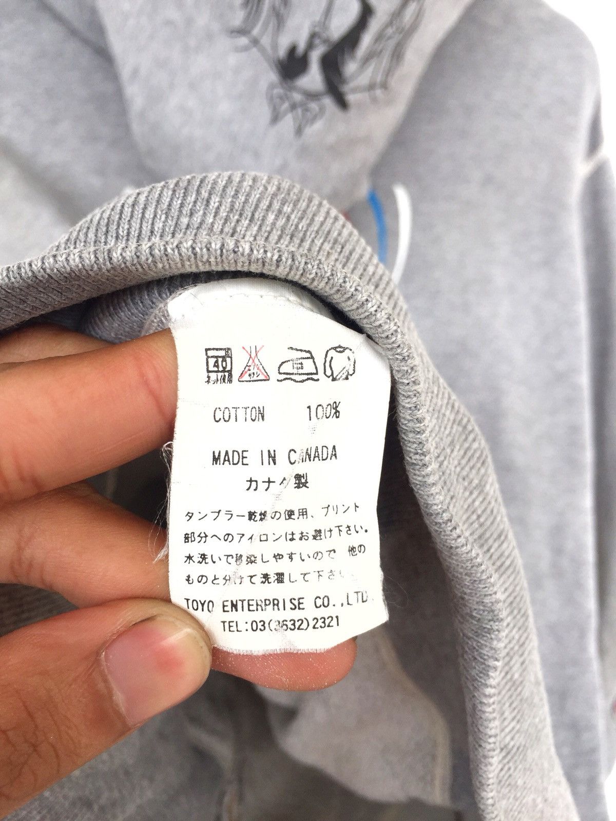 Sugar Cane RARE🔥Road Runner Mascot Grey Oversized Hoodie Size US L / EU 52-54 / 3 - 9 Thumbnail
