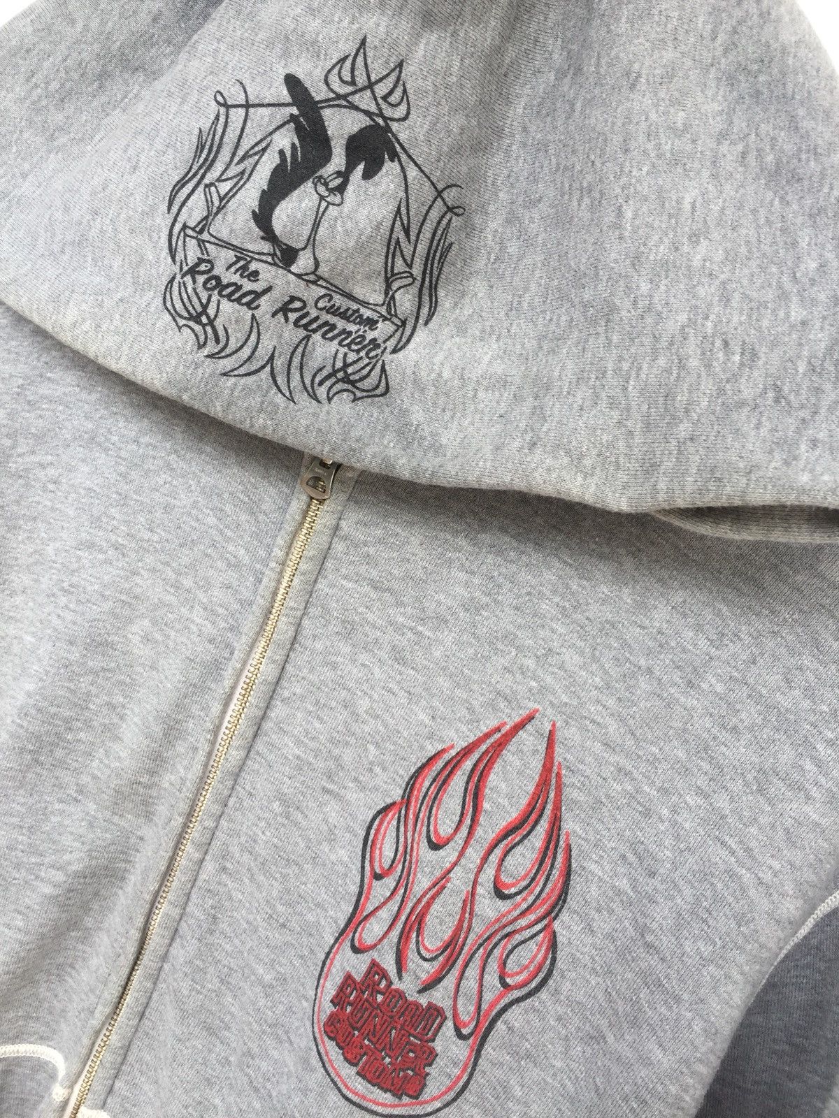 Sugar Cane RARE🔥Road Runner Mascot Grey Oversized Hoodie Size US L / EU 52-54 / 3 - 3 Thumbnail