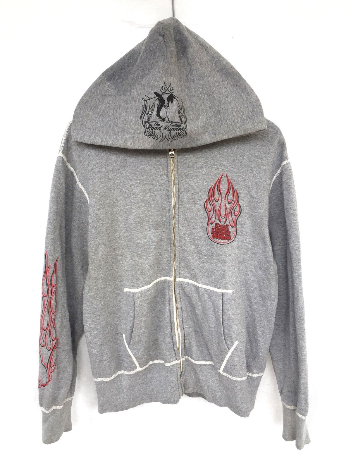 Sugar Cane RARE🔥Road Runner Mascot Grey Oversized Hoodie Size US L / EU 52-54 / 3 - 2 Thumbnail