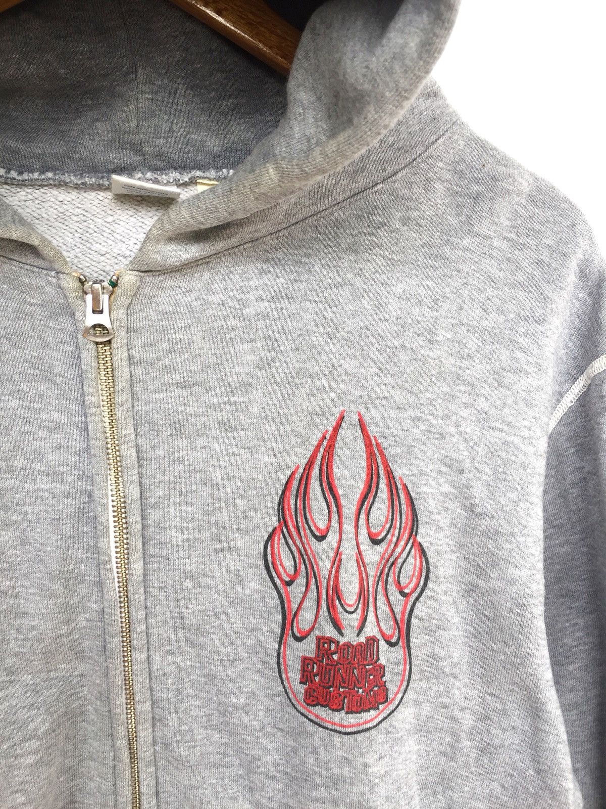 Sugar Cane RARE🔥Road Runner Mascot Grey Oversized Hoodie Size US L / EU 52-54 / 3 - 4 Thumbnail
