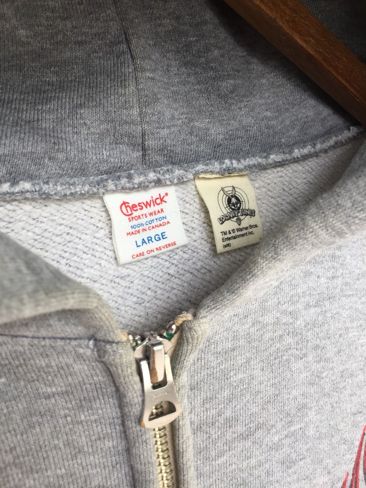 Sugar Cane RARE🔥Road Runner Mascot Grey Oversized Hoodie Size US L / EU 52-54 / 3 - 8 Thumbnail