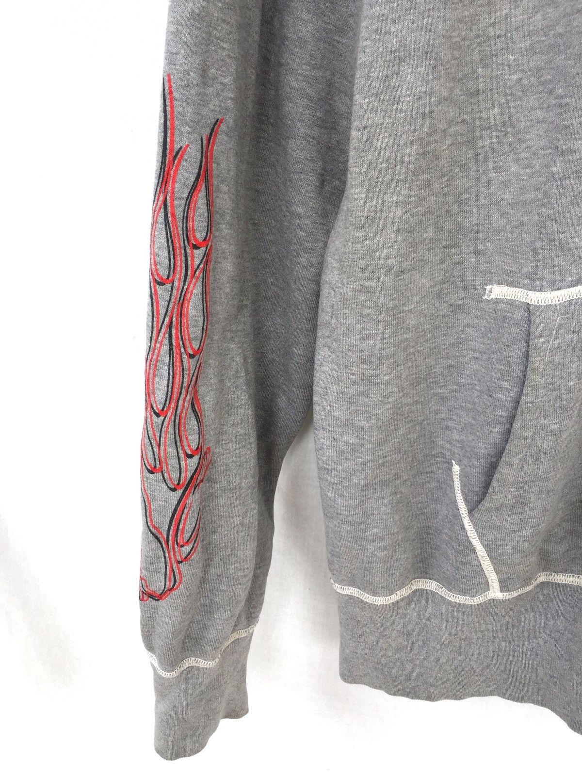 Sugar Cane RARE🔥Road Runner Mascot Grey Oversized Hoodie Size US L / EU 52-54 / 3 - 6 Thumbnail