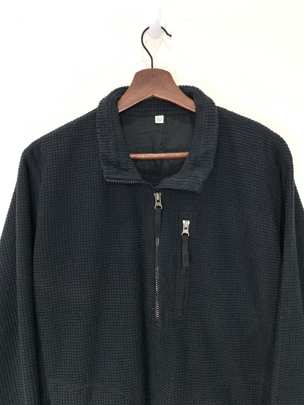 Japanese Brand × Uniqlo UNIQLO Brick Block Fleece Multipocket HalfZipper Sweatshirt Size US L / EU 52-54 / 3 - 4 Thumbnail