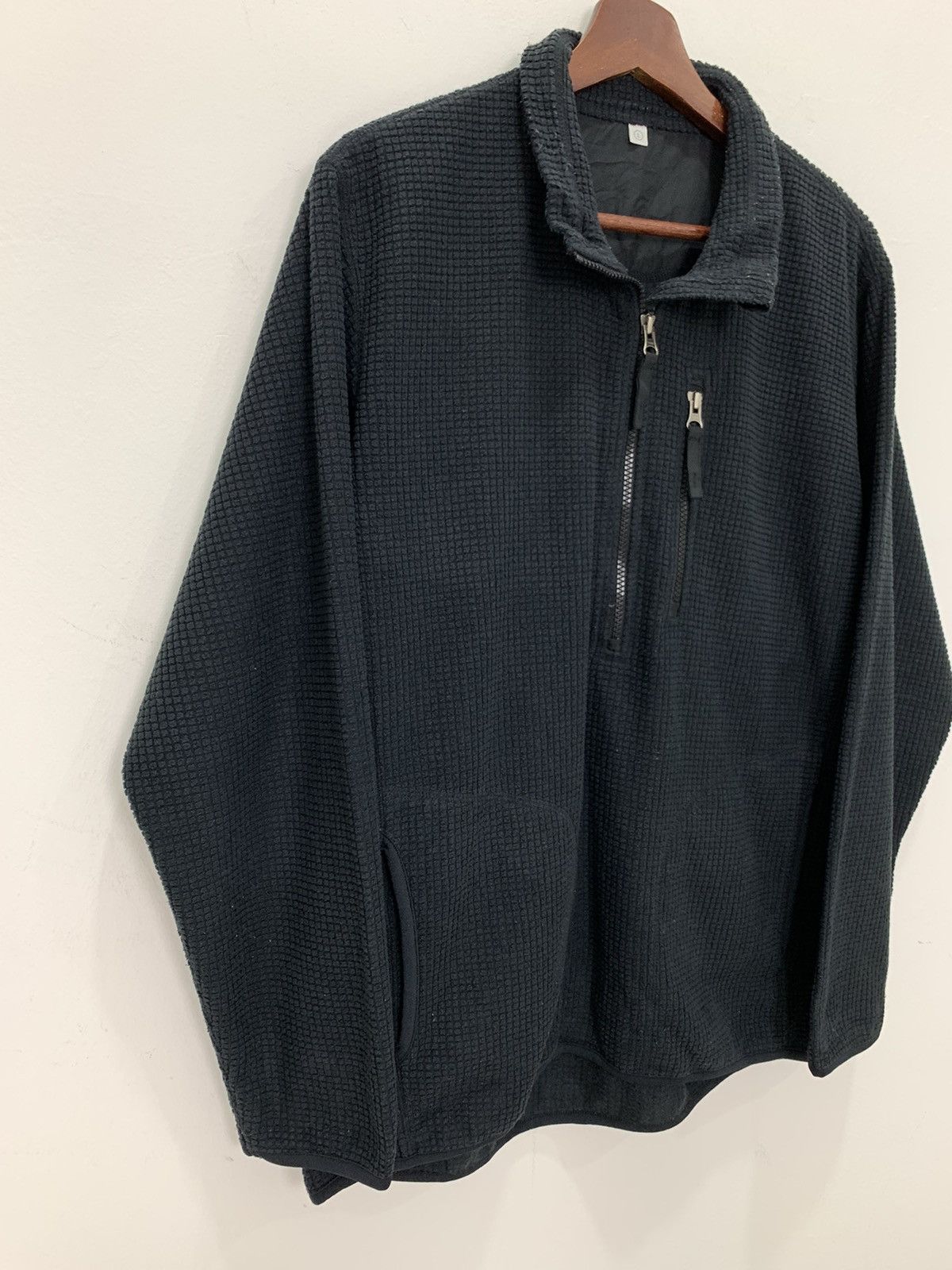 Japanese Brand × Uniqlo UNIQLO Brick Block Fleece Multipocket HalfZipper Sweatshirt Size US L / EU 52-54 / 3 - 6 Thumbnail